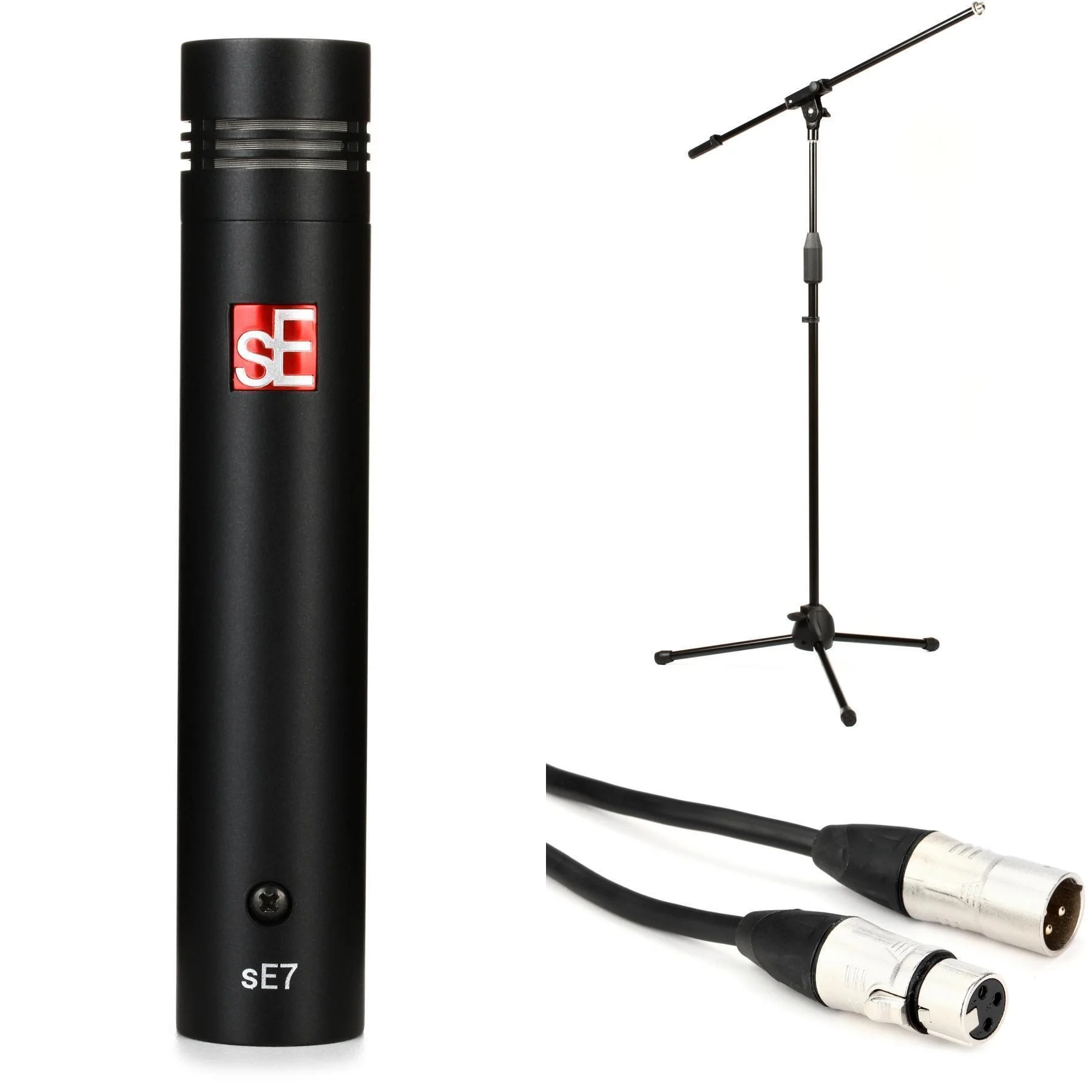 sE Electronics sE7 小振膜电容麦克风套装，含支架和线缆