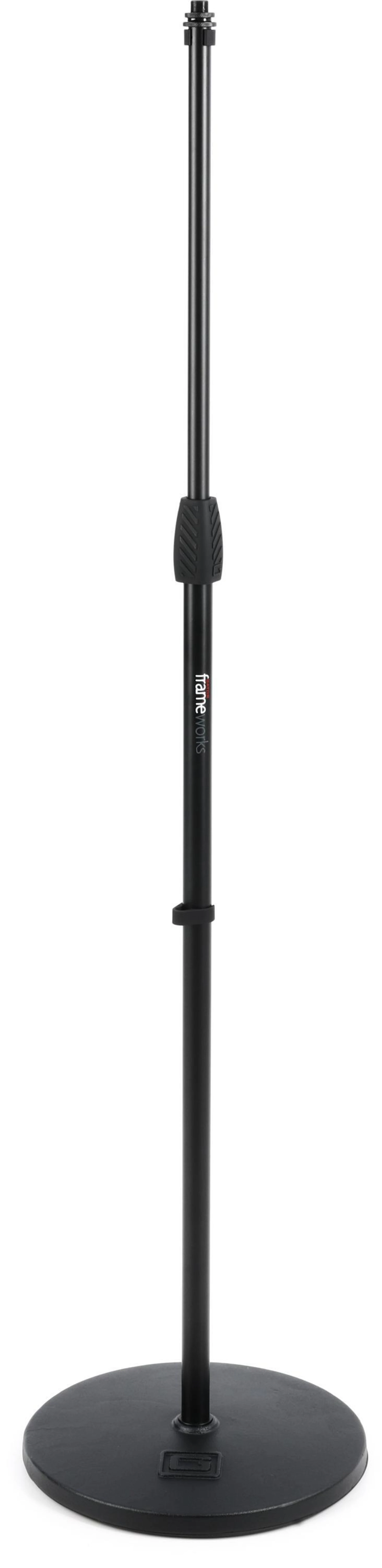 Gator Frameworks GFW-MIC-1200 标准12英寸圆形底座麦克风支架