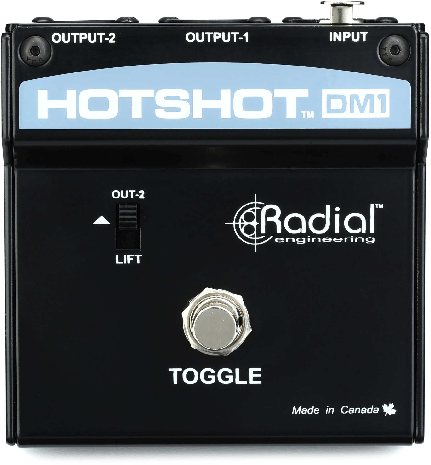 Radial HotShot DM-1 动圈麦克风输出选择/静音开关