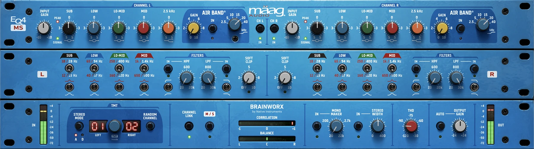 Brainworx Maag Audio EQ4 MS 母带均衡器插件