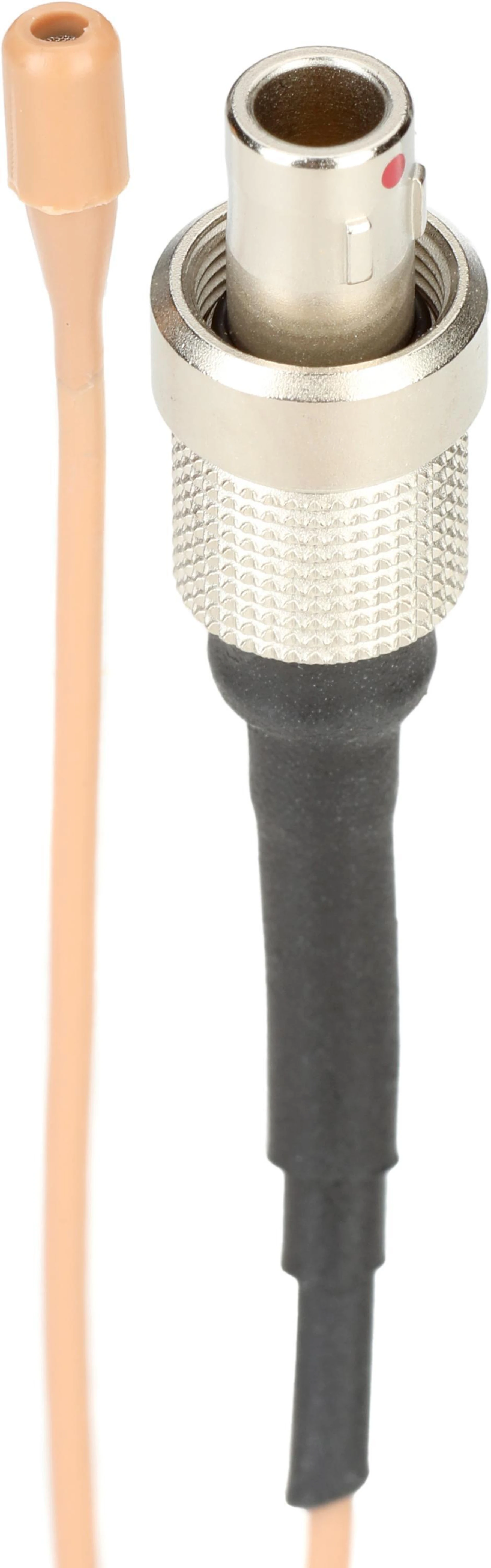 Countryman B6 全指向领夹麦克风 - 中增益，固定 LEMO 三针接口，适用于 Sennheiser 无线系统，棕褐色