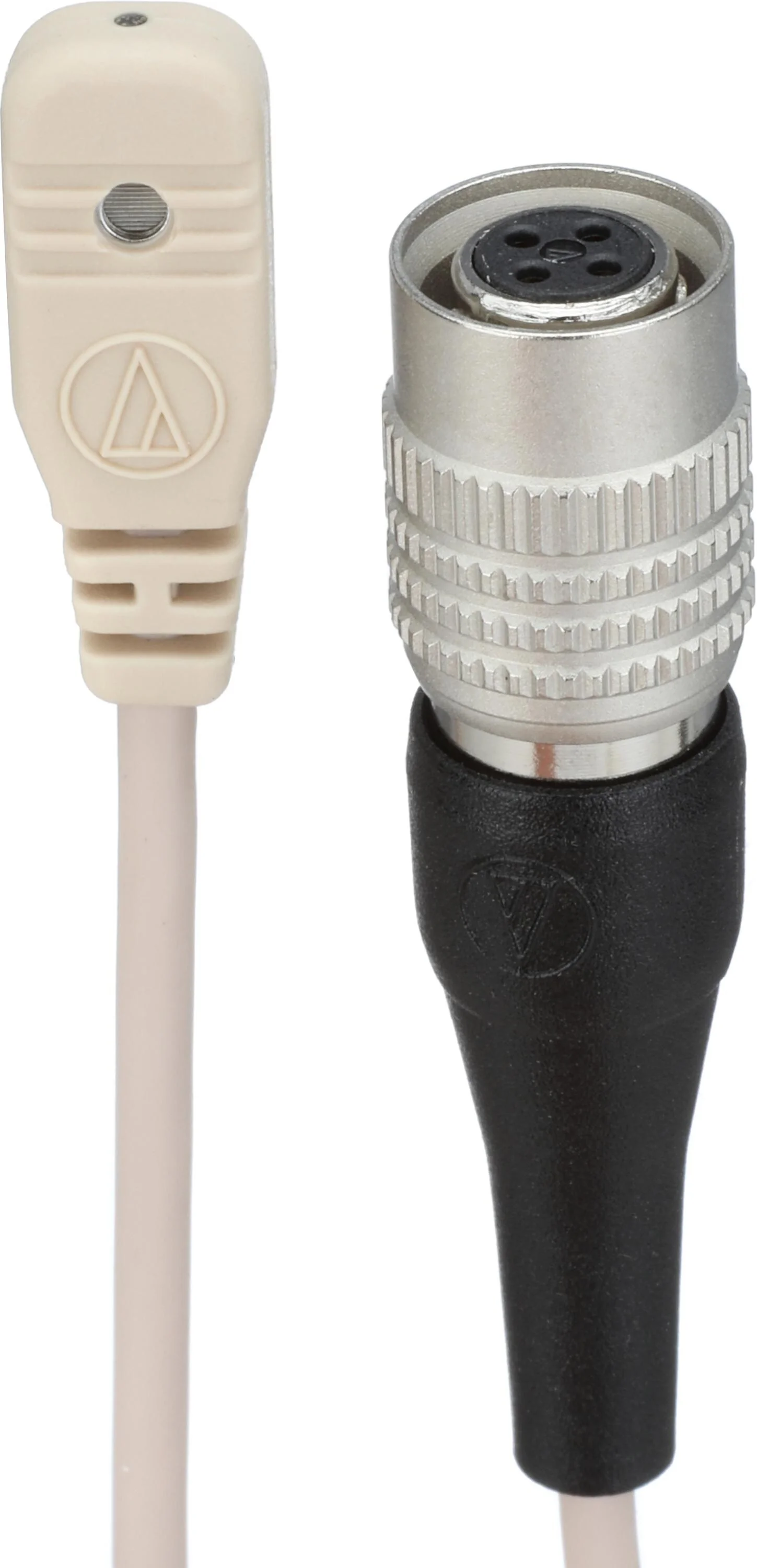 Audio-Technica MT830cW-TH 领夹麦克风，适用于 Audio-Technica 无线系统 - 米色