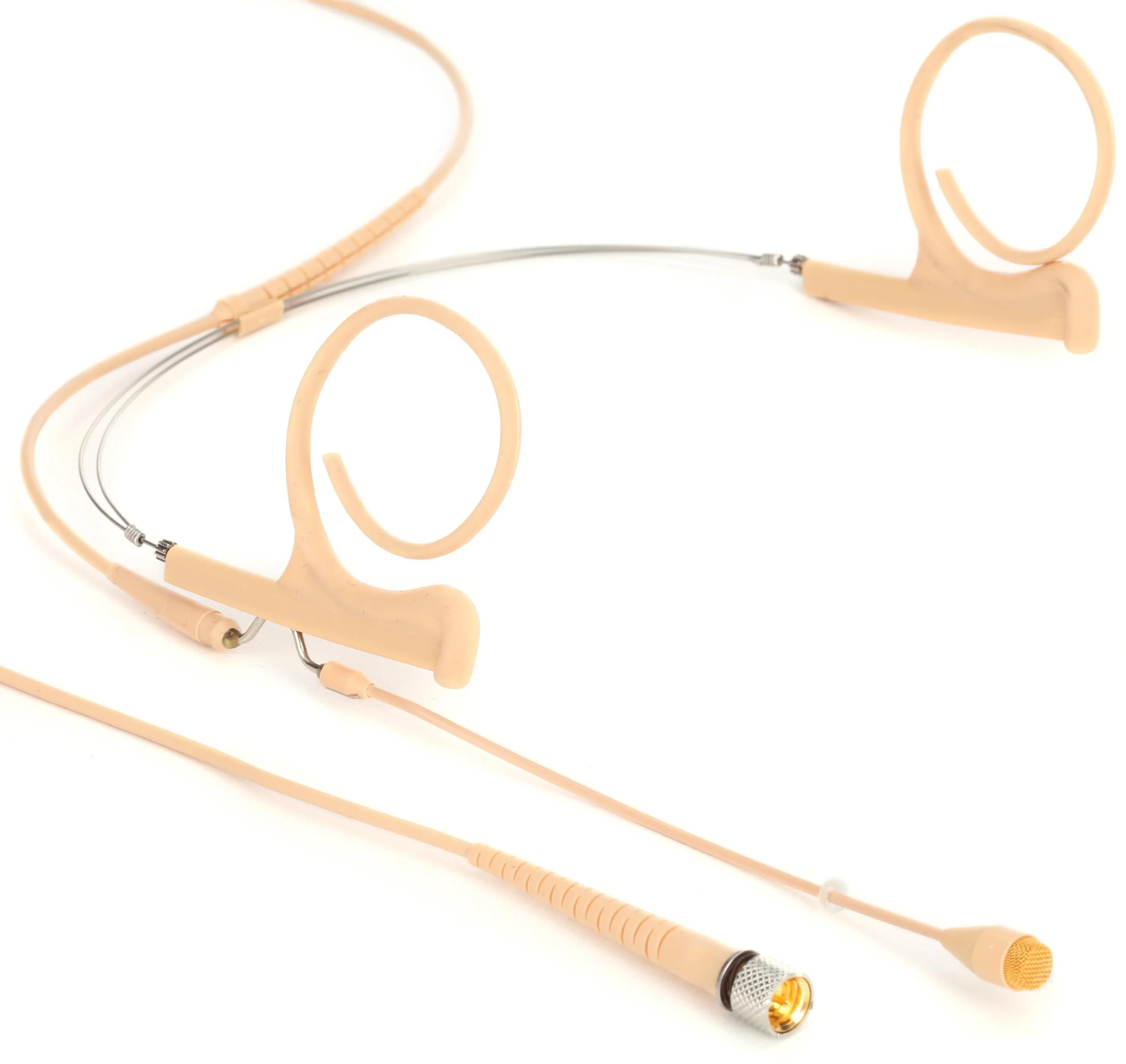 DPA 4266 CORE+ 全指向灵活头戴式麦克风 - MicroLock，米色，中等长度