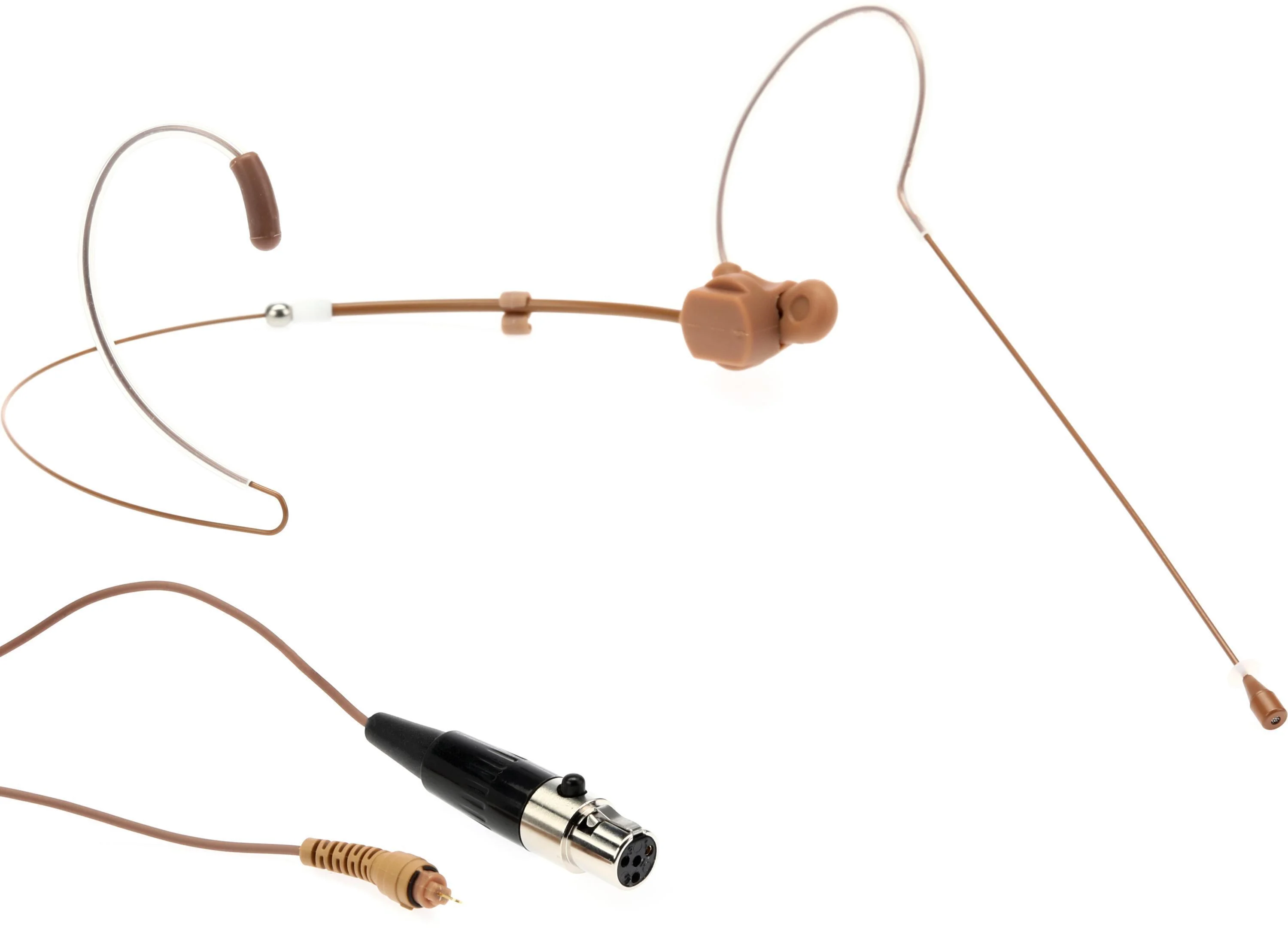 Acacia Audio LIZ Roadster Platinum 头戴式麦克风，适用于 Shure 无线系统 - 可可色