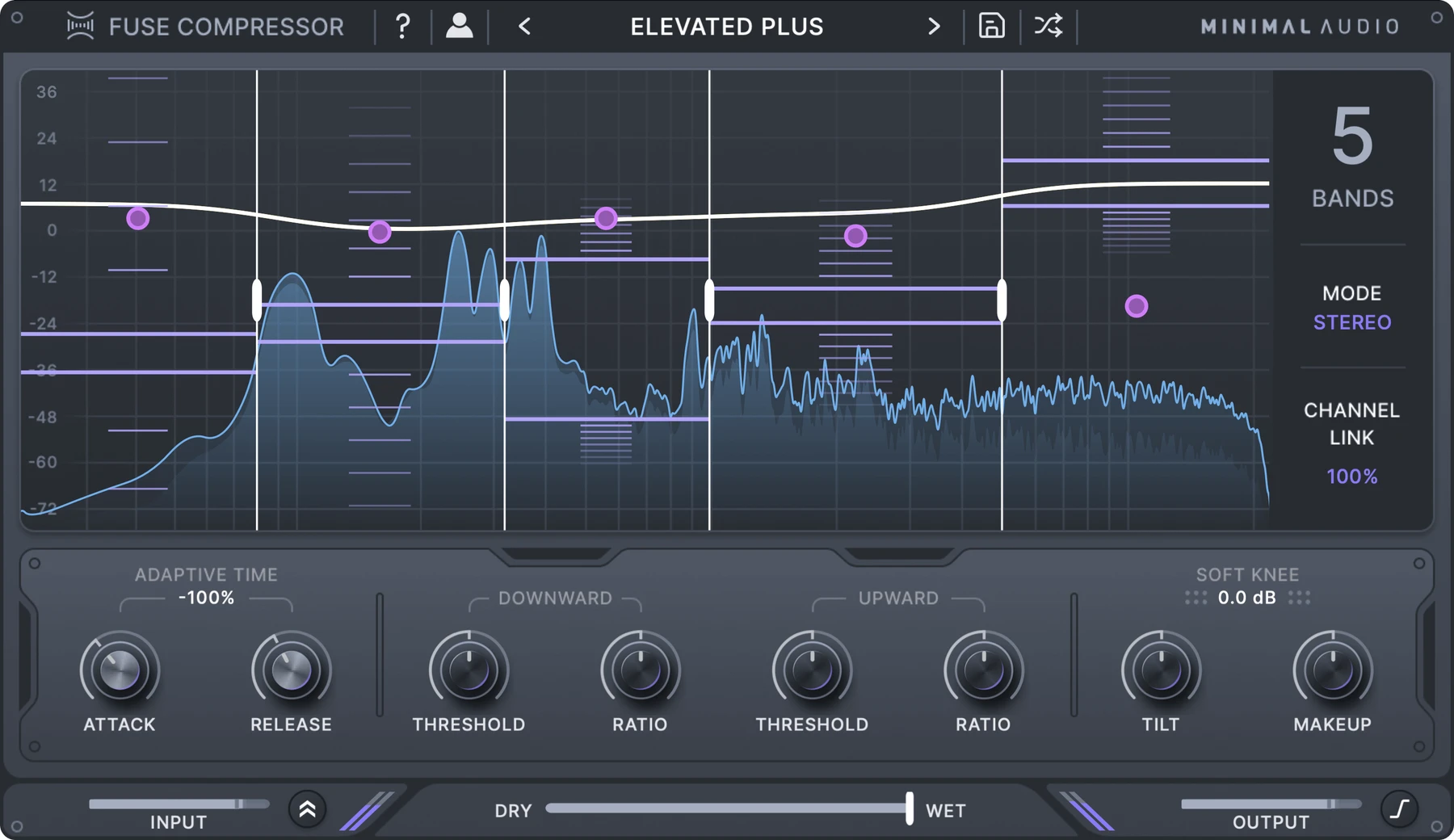 Minimal Audio Fuse 压缩器插件