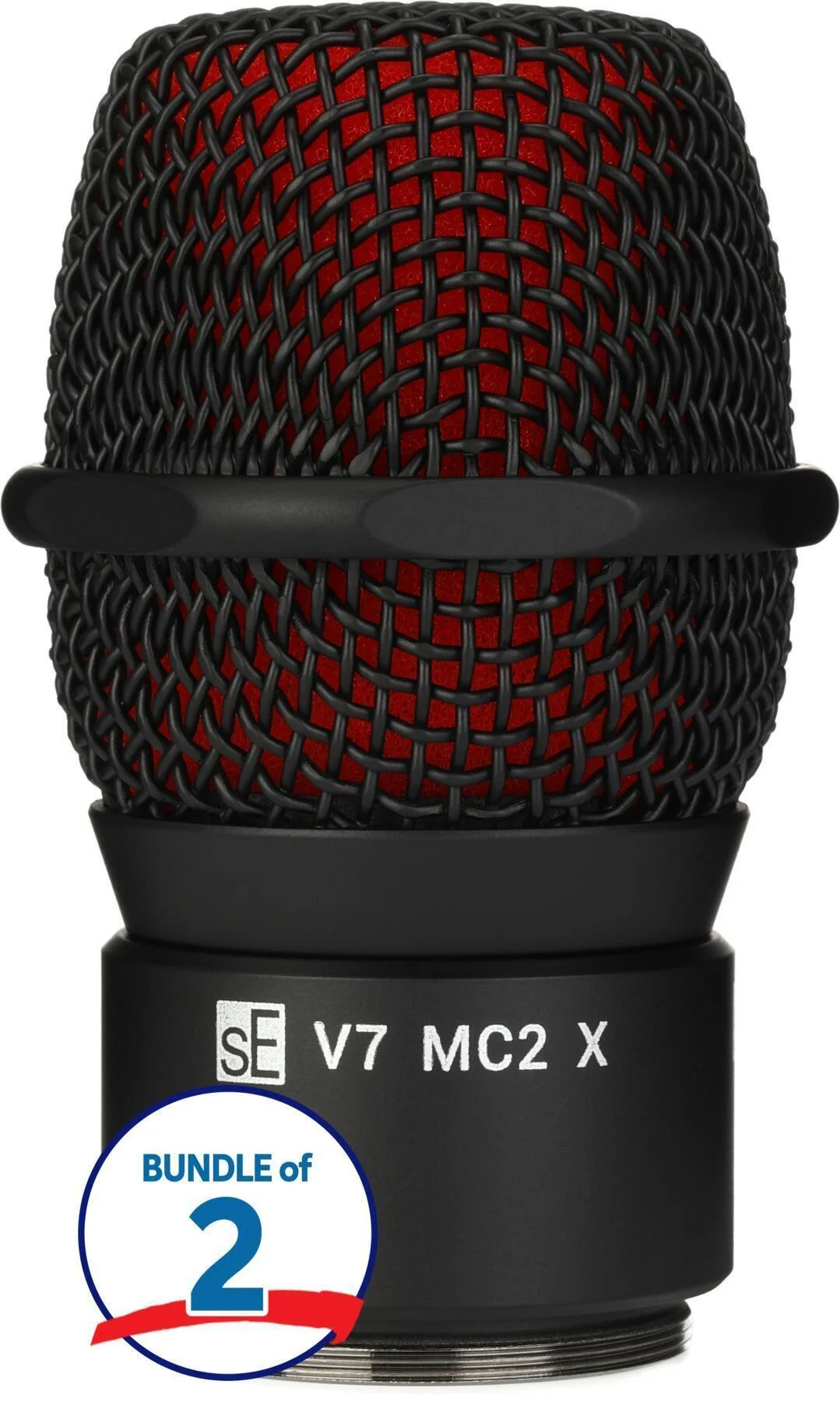 sE Electronics V7 MC2 X 森海塞尔无线音头（2件装）- 黑色
