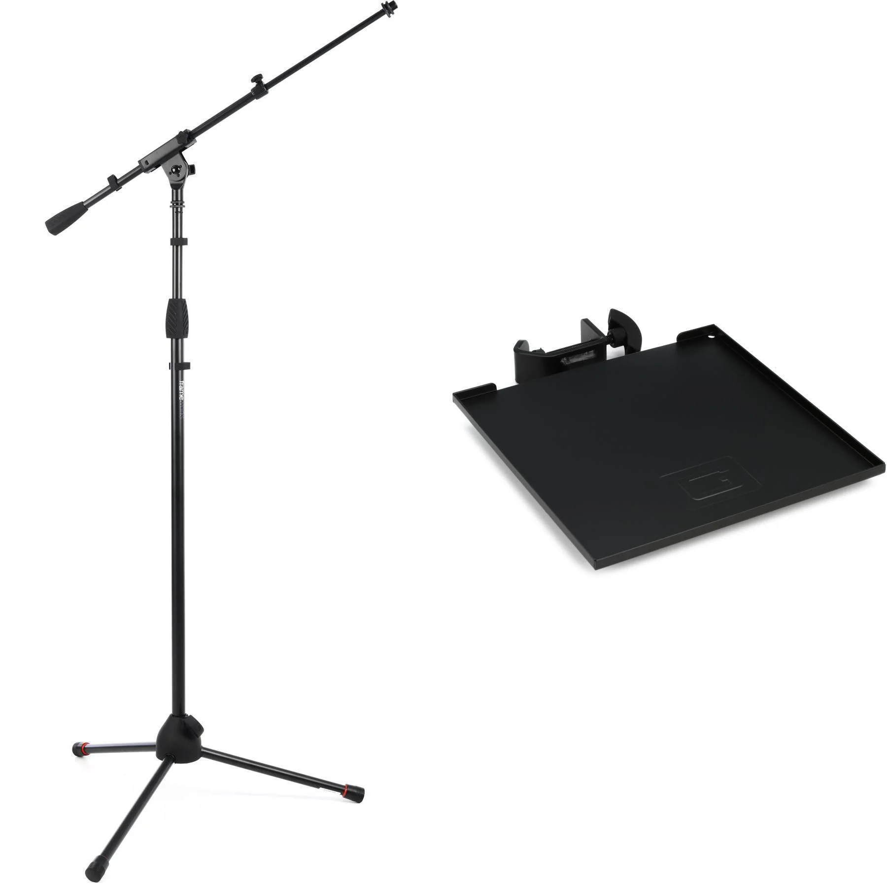 Gator Frameworks GFW-MIC-2020 三脚麦克风支架和小型配件托盘