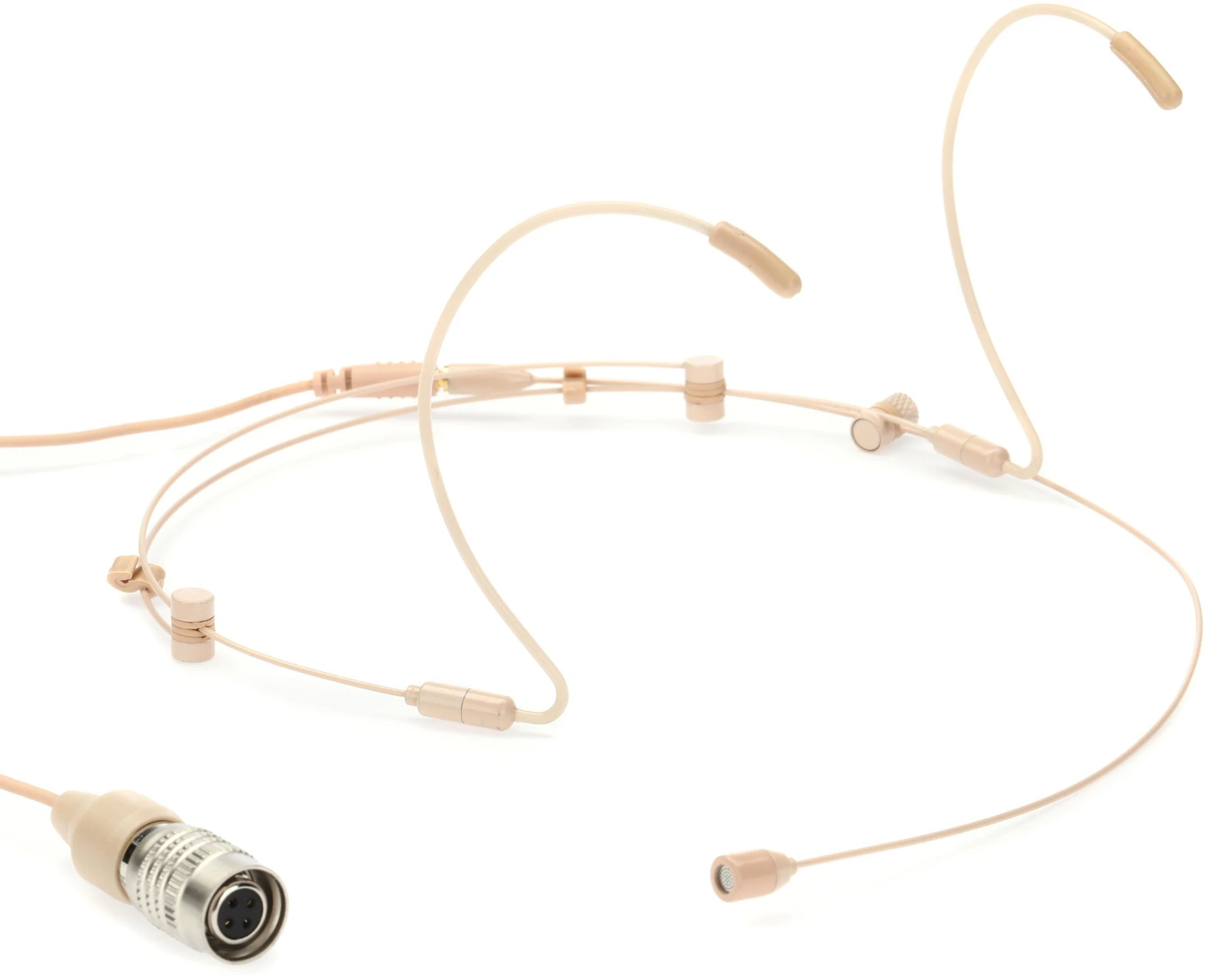 Galaxy Audio HSM4F 全指向耳挂式麦克风，带 Audio-Technica cW 无线接头 - 米色
