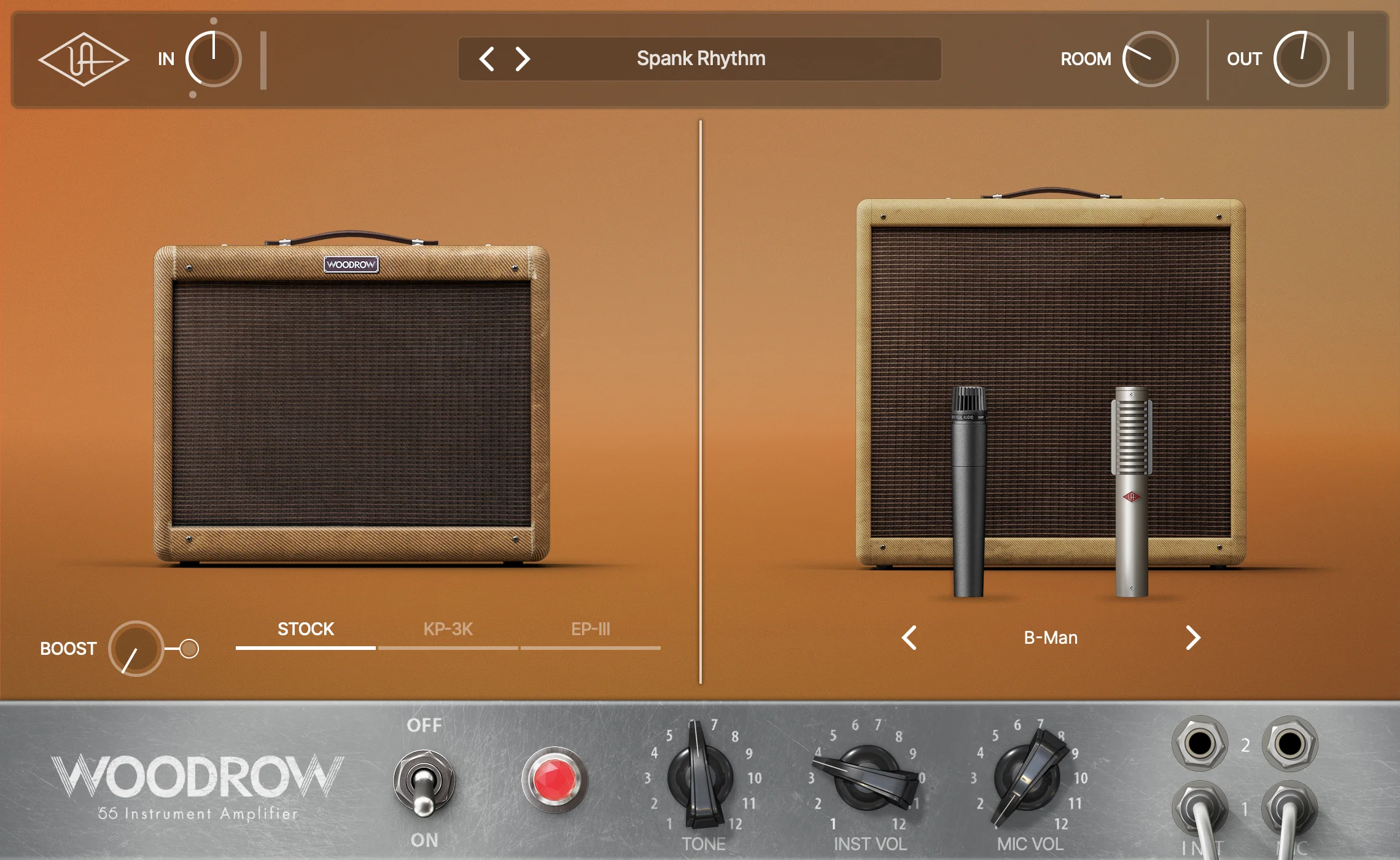 Universal Audio UAD Woodrow '55 乐器放大器插件
