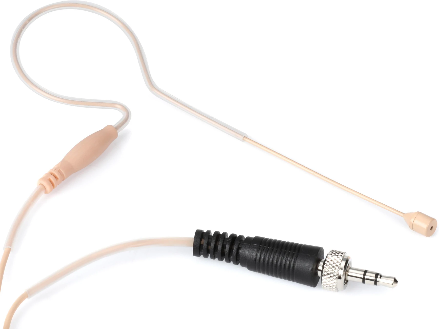 Point Source Audio CO-3 全指向耳挂式麦克风，配3.5mm接口，适用于森海塞尔无线系统 - 米色