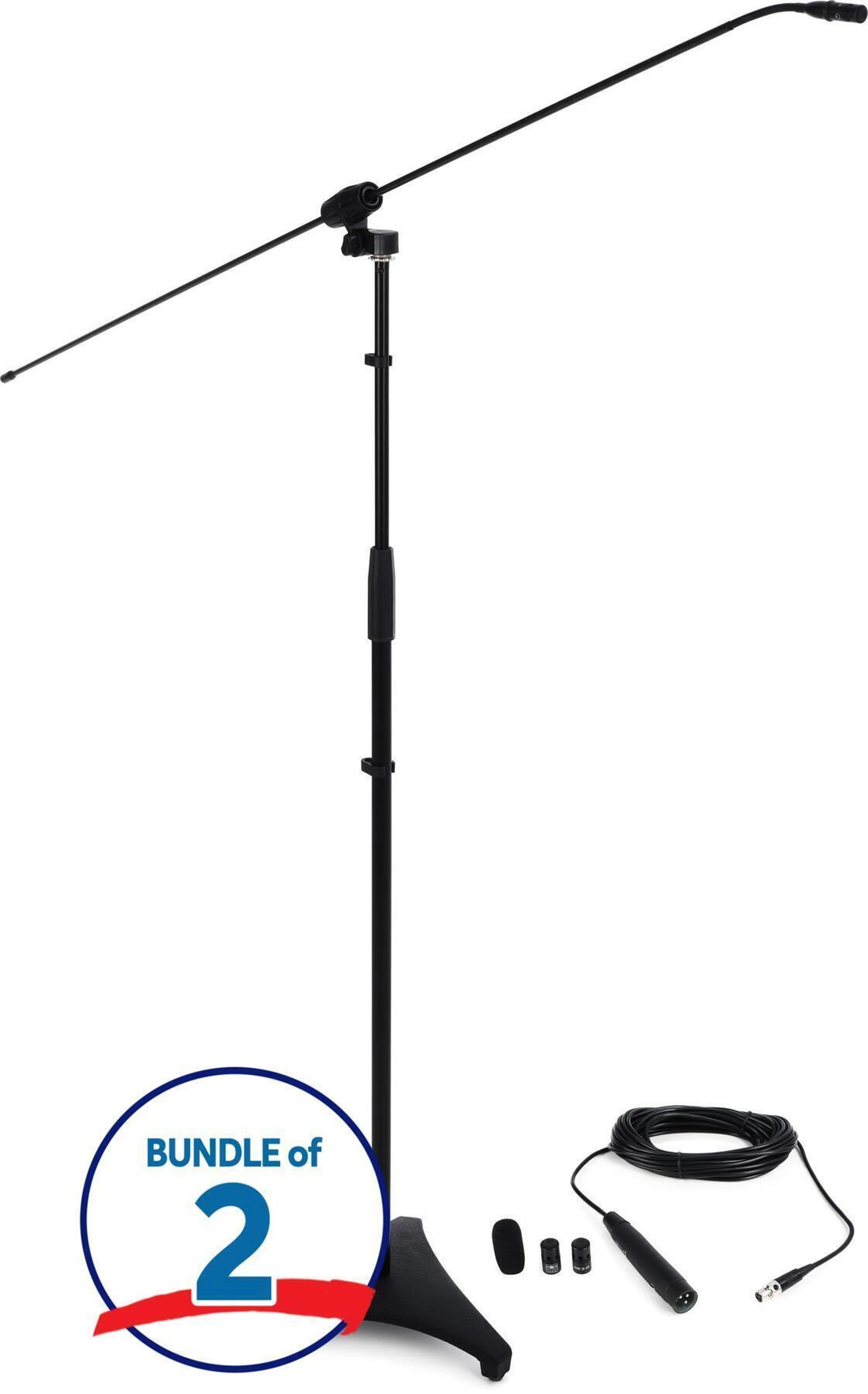 Galaxy Audio CBM-362 碳纤维吊杆一对 - 57英寸吊杆，62英寸支架