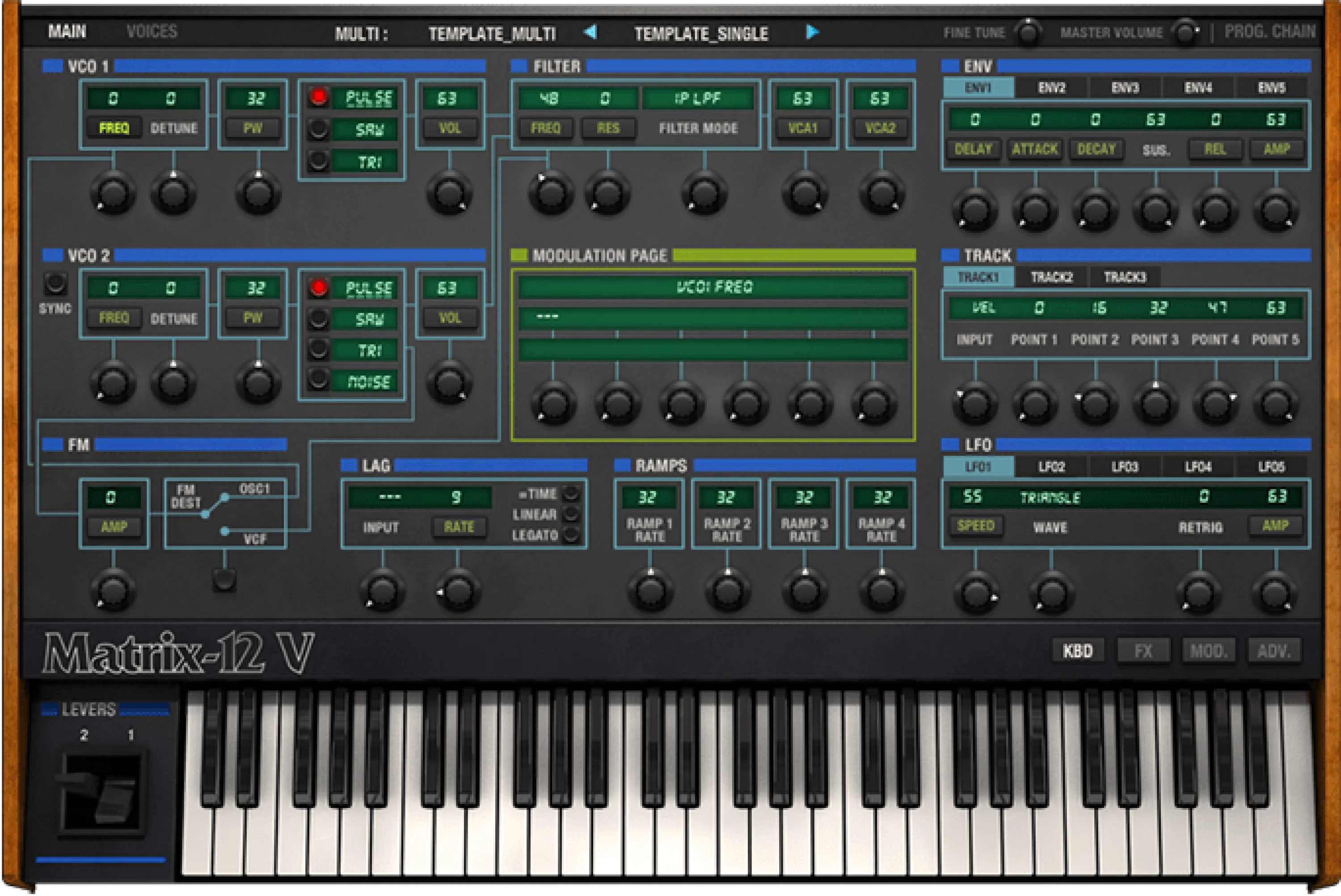 Arturia Matrix 12 V 模拟合成器软件音源