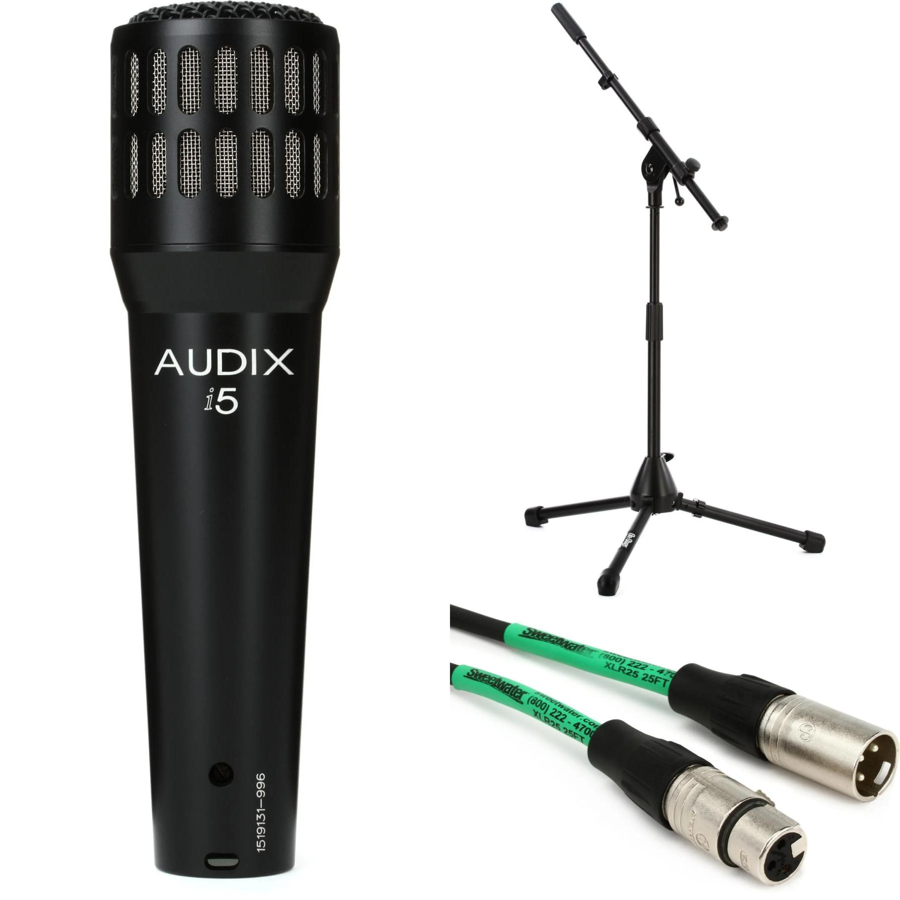 Audix i5 乐器麦克风套装，含短支架和线缆