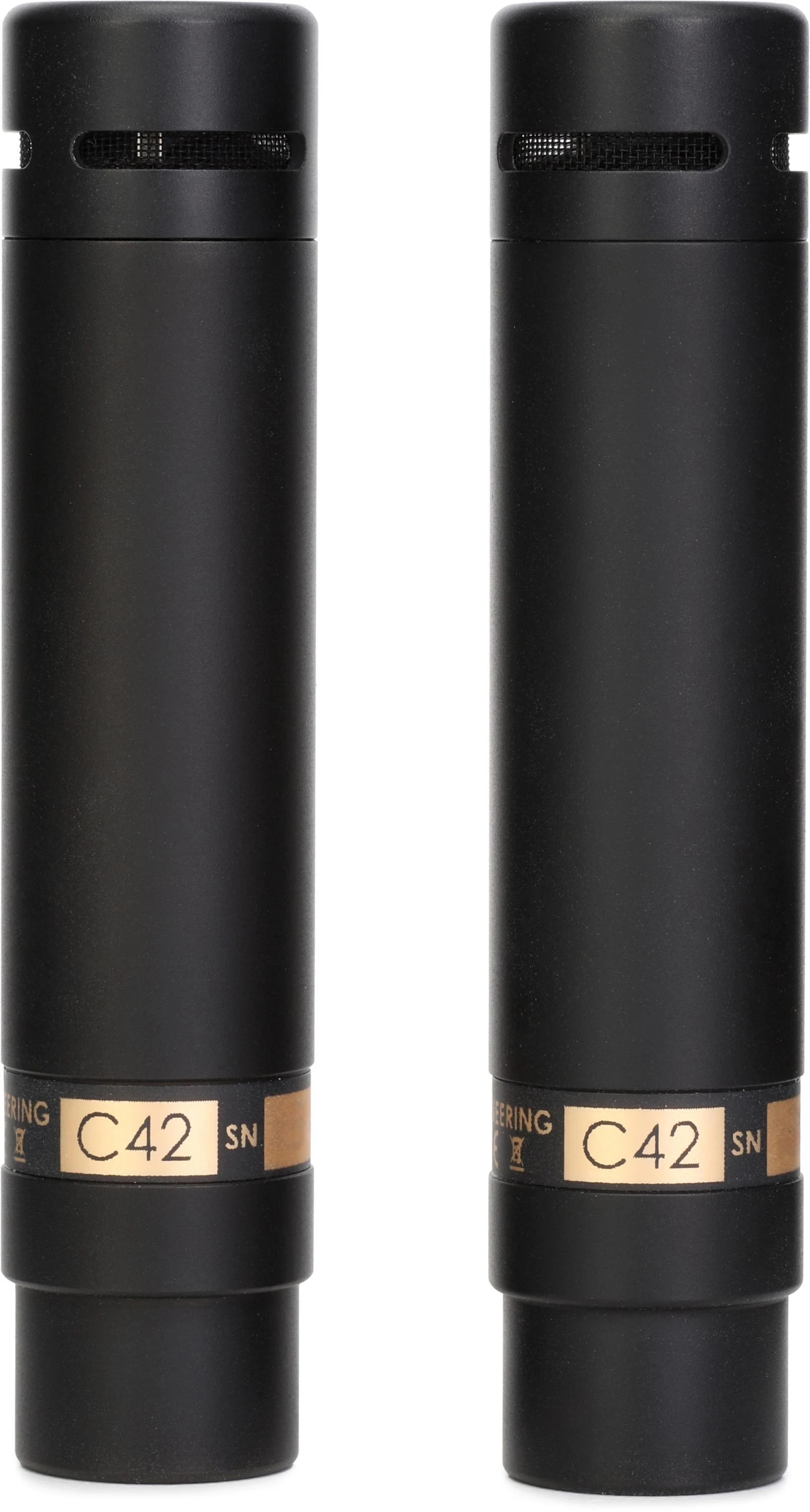 Josephson Engineering C42 小振膜电容麦克风 - 匹配对，黑铬色