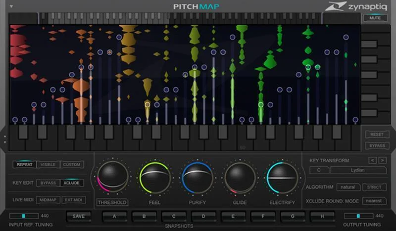 Zynaptiq Pitchmap 实时复音音高处理插件