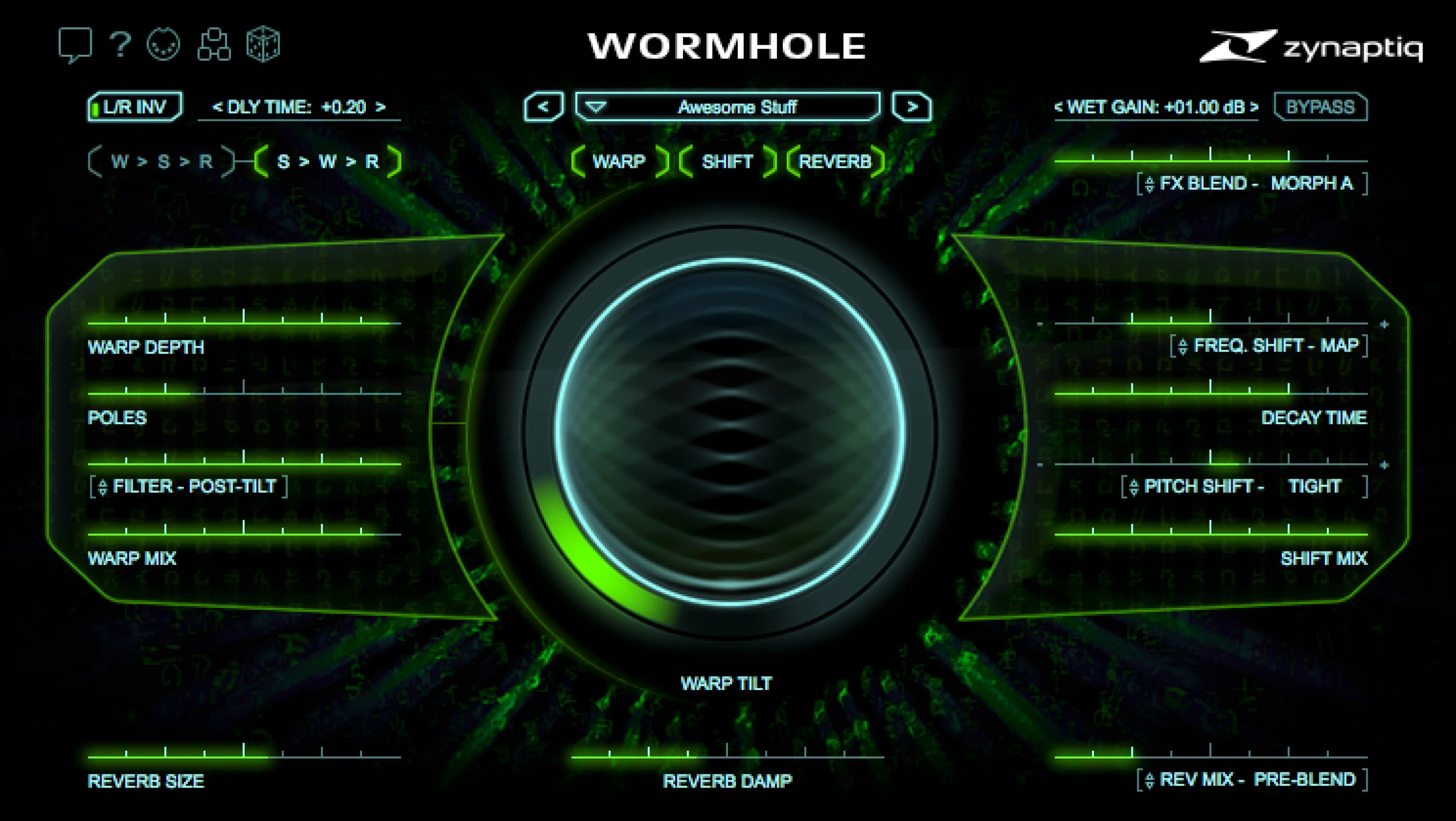 Zynaptiq Wormhole 多效果处理插件