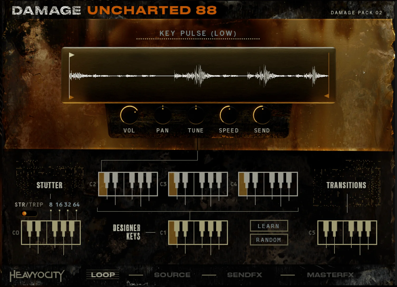 Heavyocity Uncharted 88 实验性打击钢琴音色库
