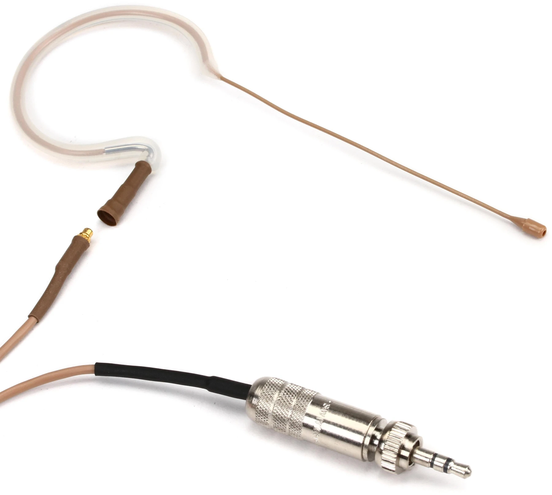Countryman E6i 全指向耳挂式麦克风，适用于演讲，配 2mm 线缆和适用于 Sennheiser 无线的 SR 接头 - 棕褐色