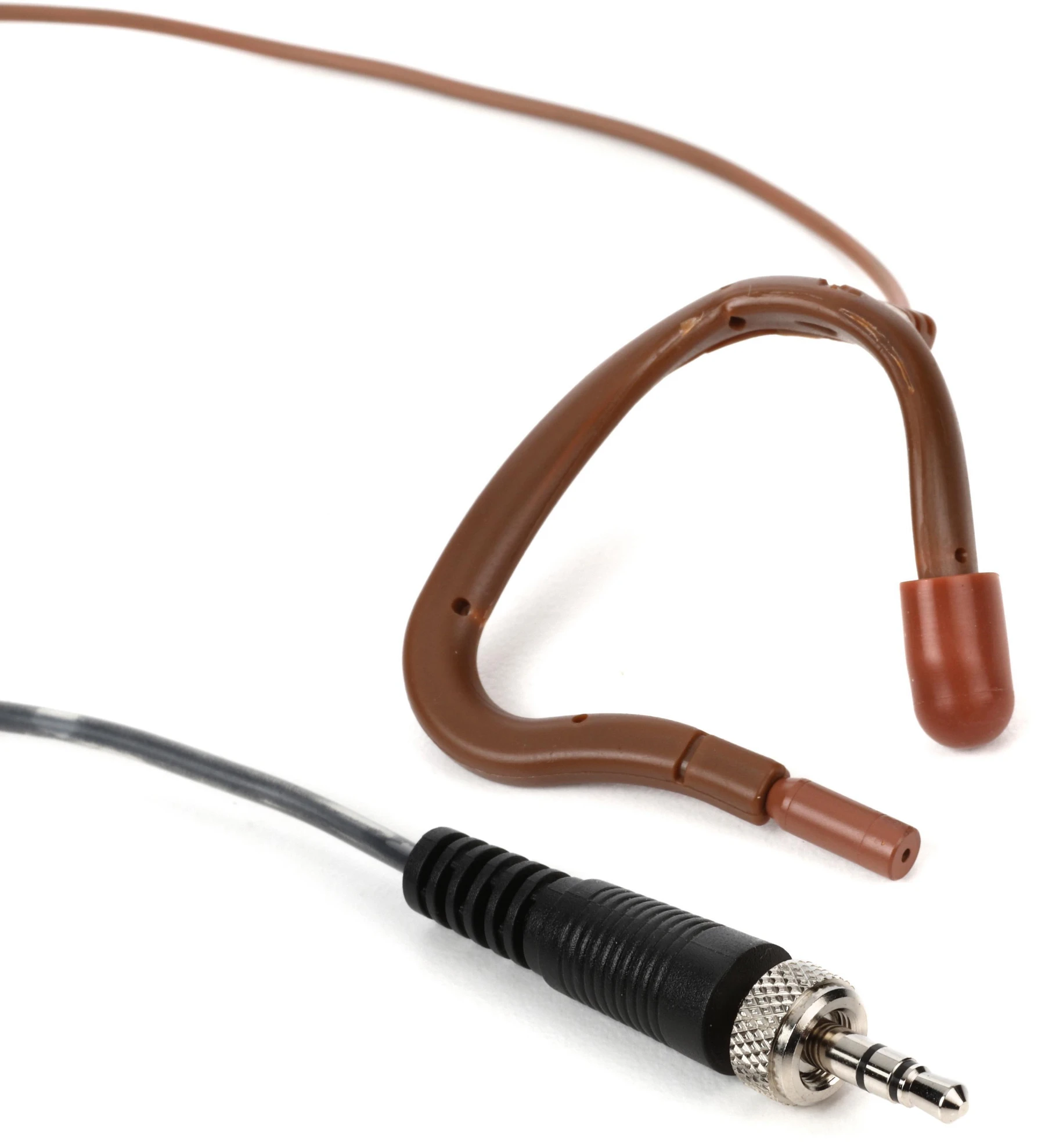 Point Source Audio Embrace EO-8WL 全指向耳挂式麦克风，带适用于 Sennheiser 无线的 3.5mm 接口 - 棕色