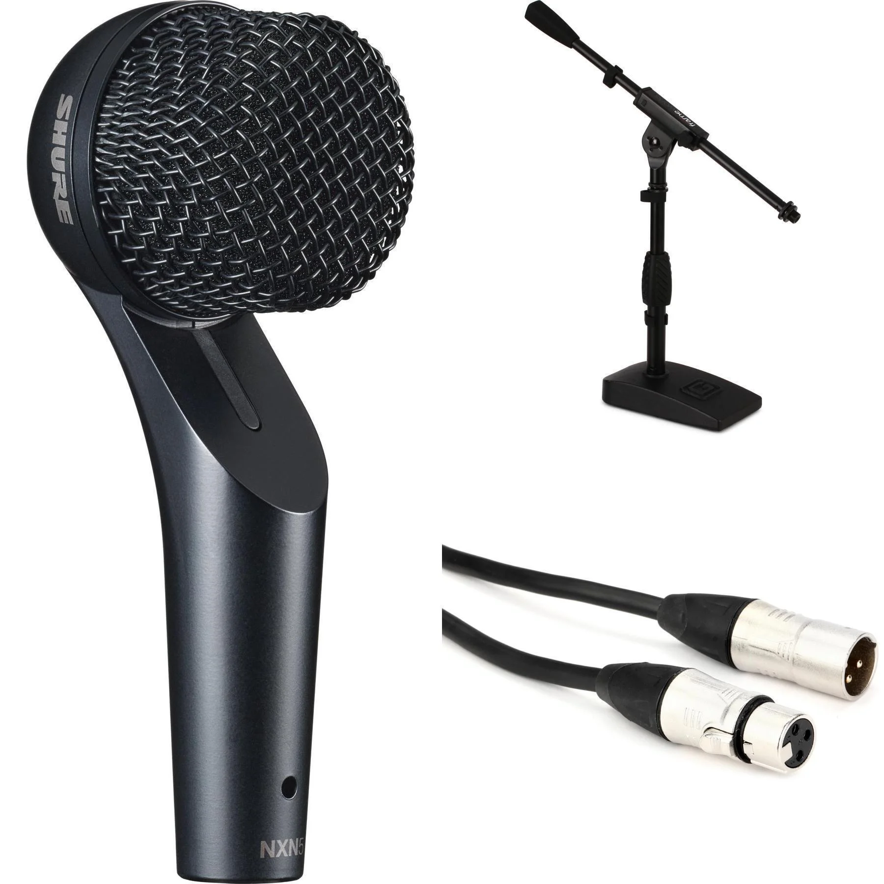Shure NXN5 吉他音箱麦克风，含短支架和线缆