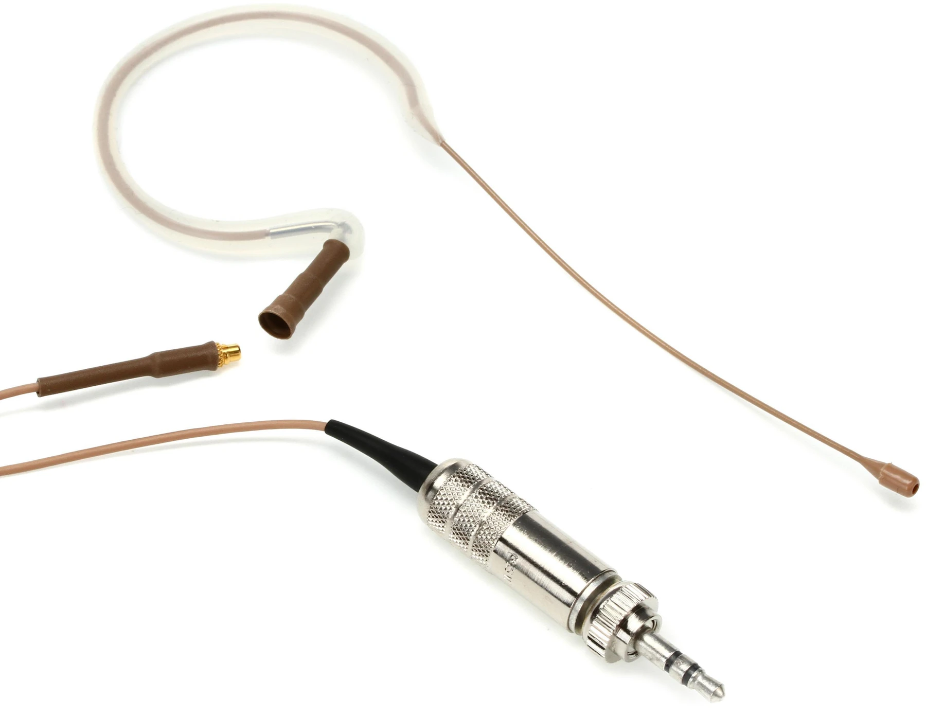 Countryman E6i 全指向耳挂式麦克风，适用于演讲，配 1mm 线缆和适用于 Sennheiser 无线的 SR 接头 - 棕褐色