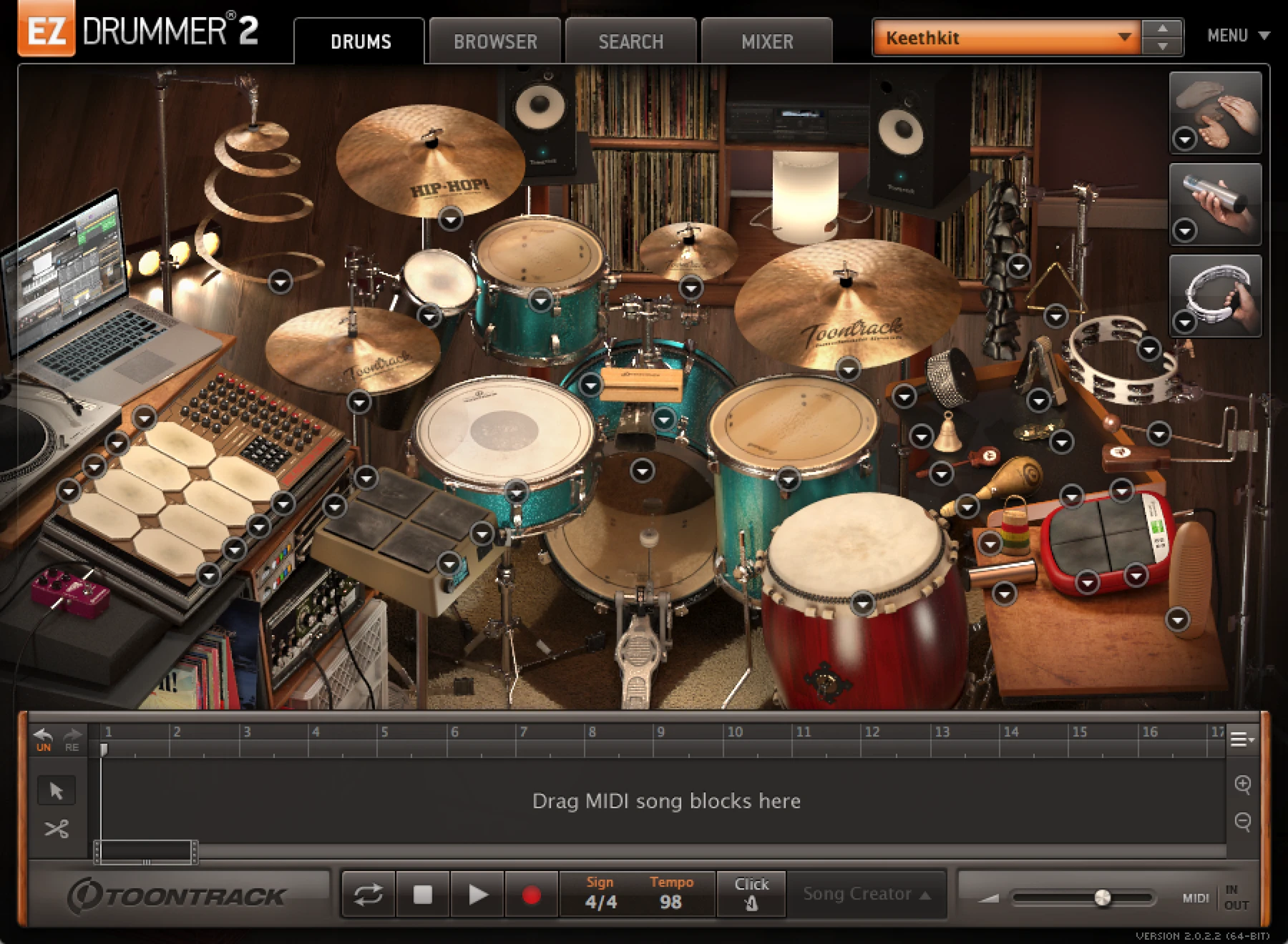 Toontrack Hip-Hop! EZX 音色扩展