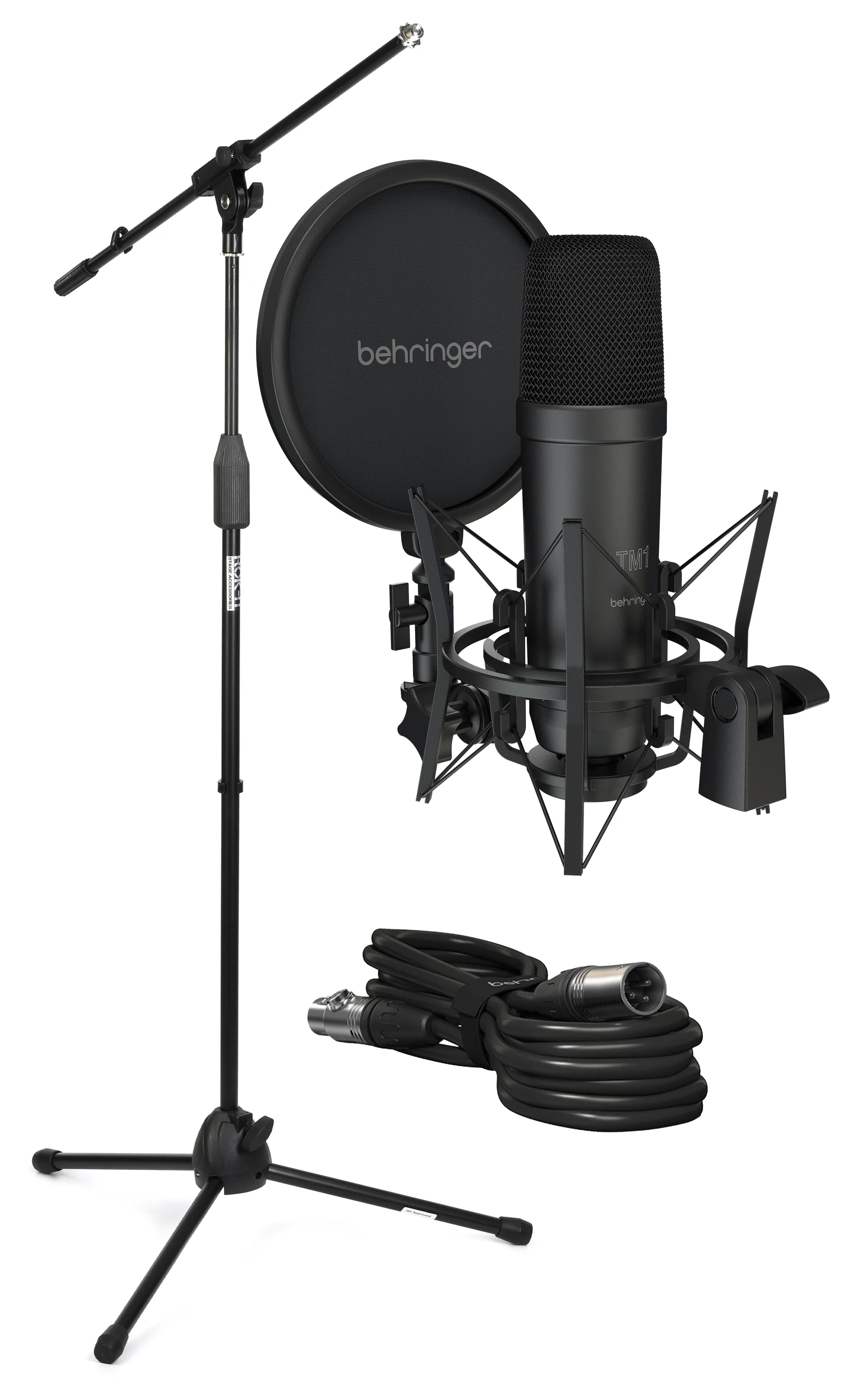 Behringer TM1 完整麦克风录音套装及支架 - 暗黑版