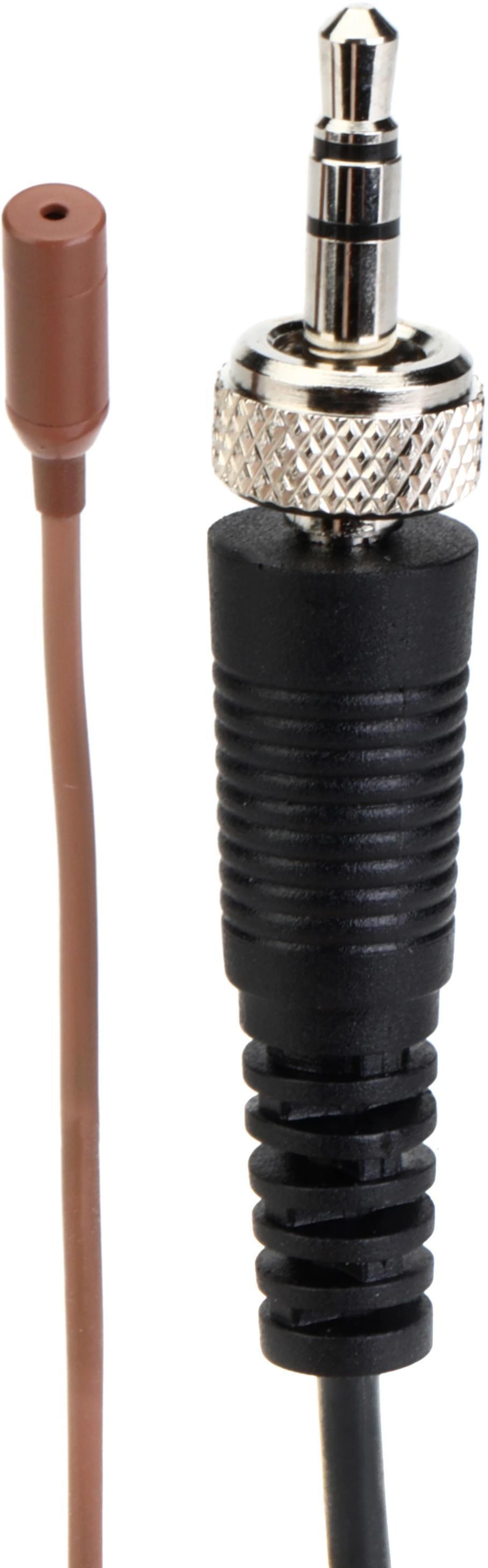 Point Source Audio Series8 CO-8WL 全向领夹麦克风，3.5 毫米接口，适用于森海塞尔无线系统 - 棕色