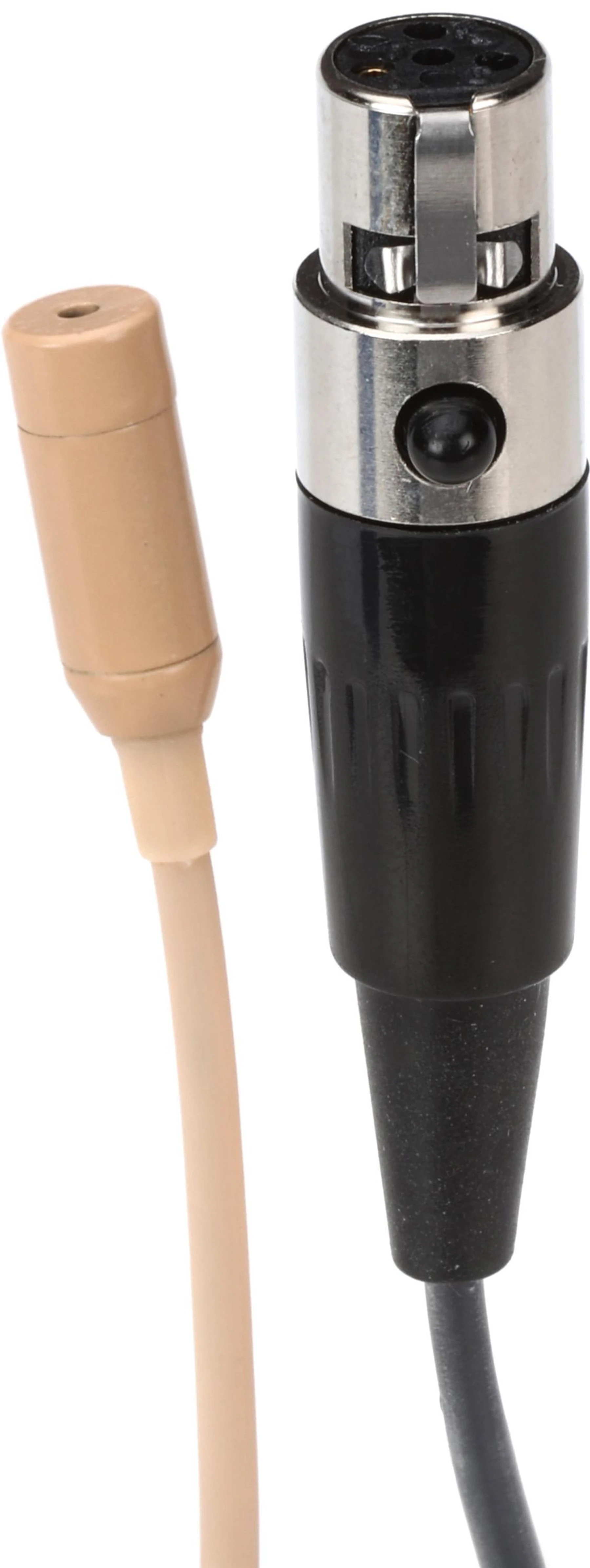 Point Source Audio Series8 CO-8WL 全向领夹麦克风，TA4F 接口，适用于舒尔无线系统 - 米色