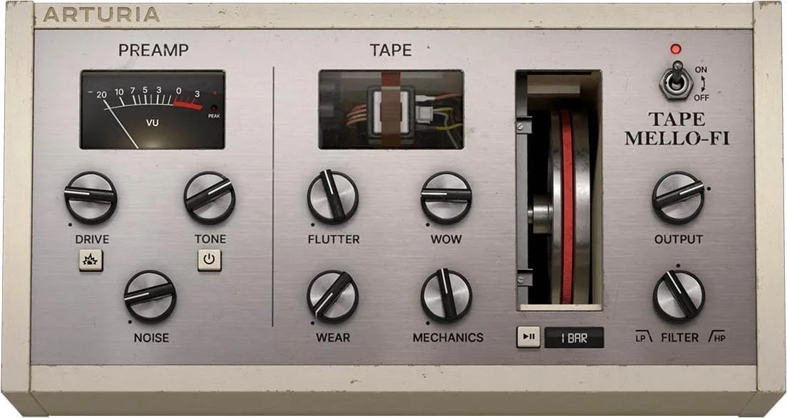 Arturia Tape Mello Fi 磁带模拟器与 Lo-fi 效果插件