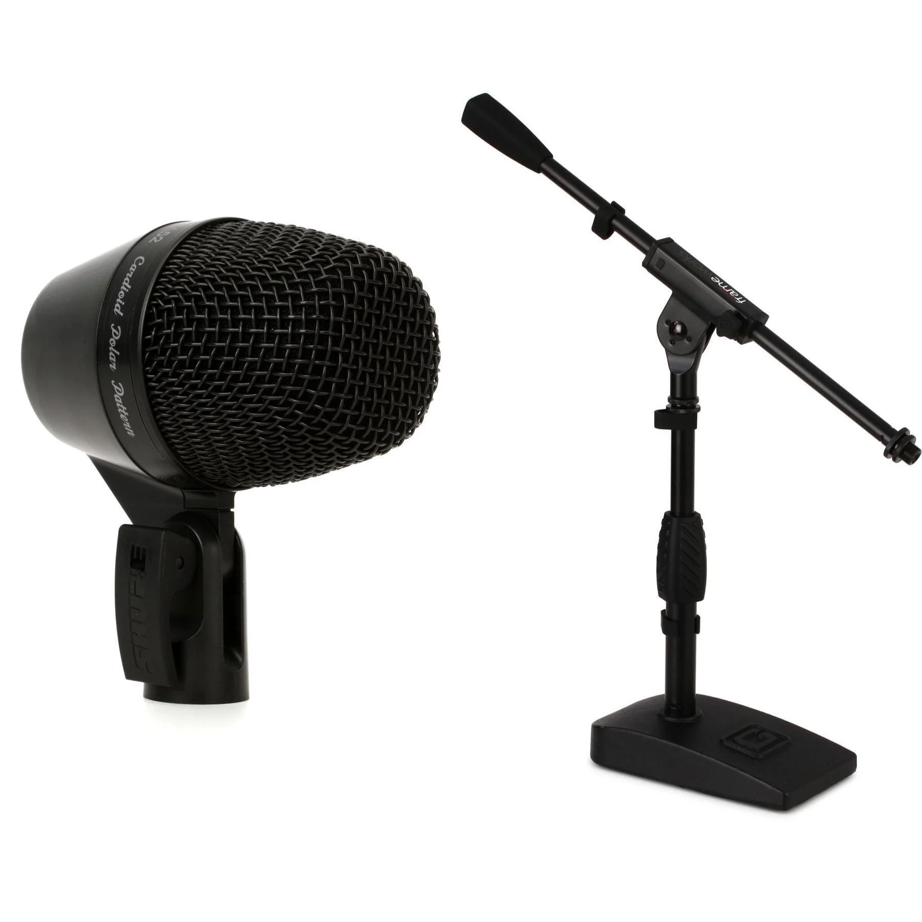 Shure PGA52 心形动圈底鼓麦克风，含短支架