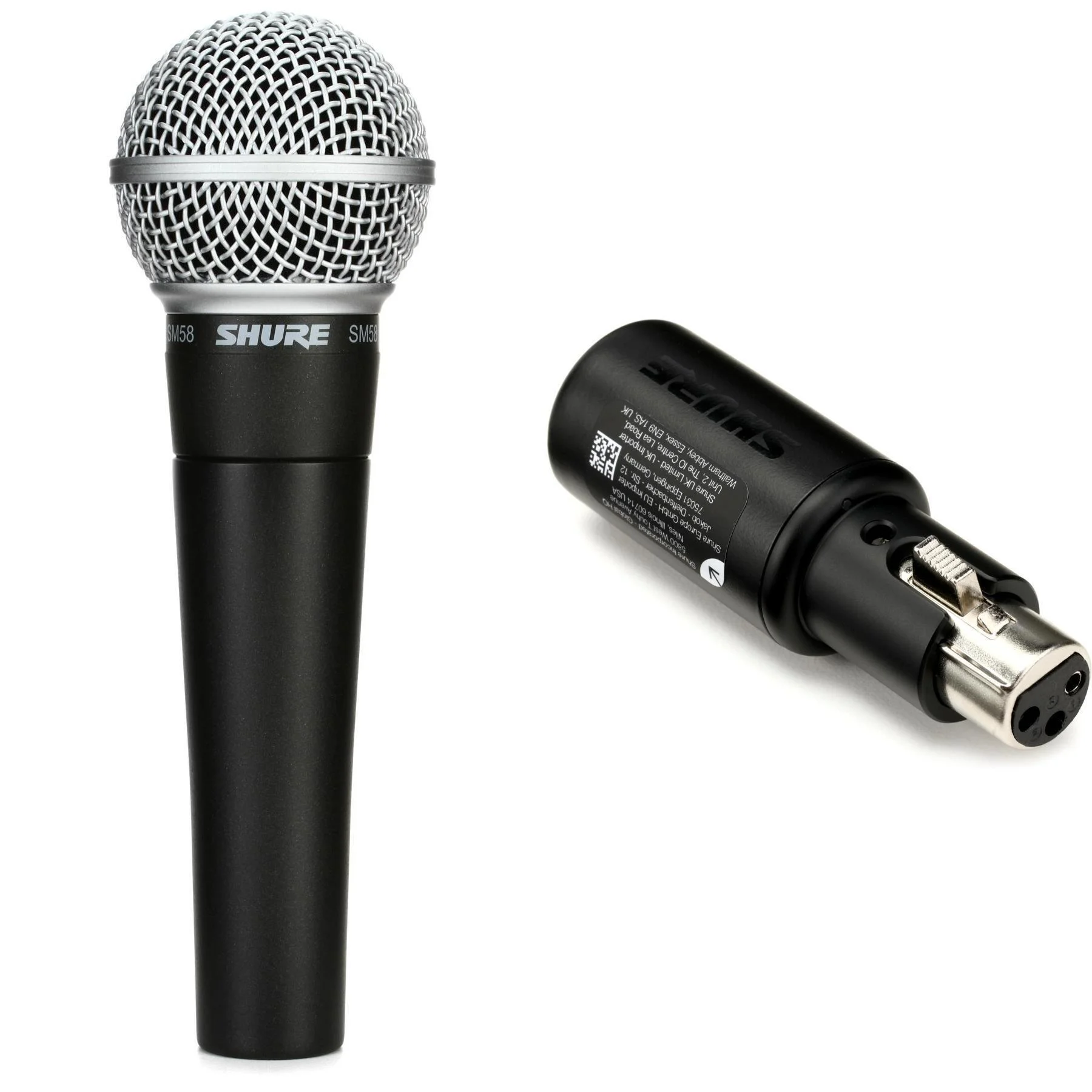 Shure SM58 心形动圈人声麦克风，含音频接口