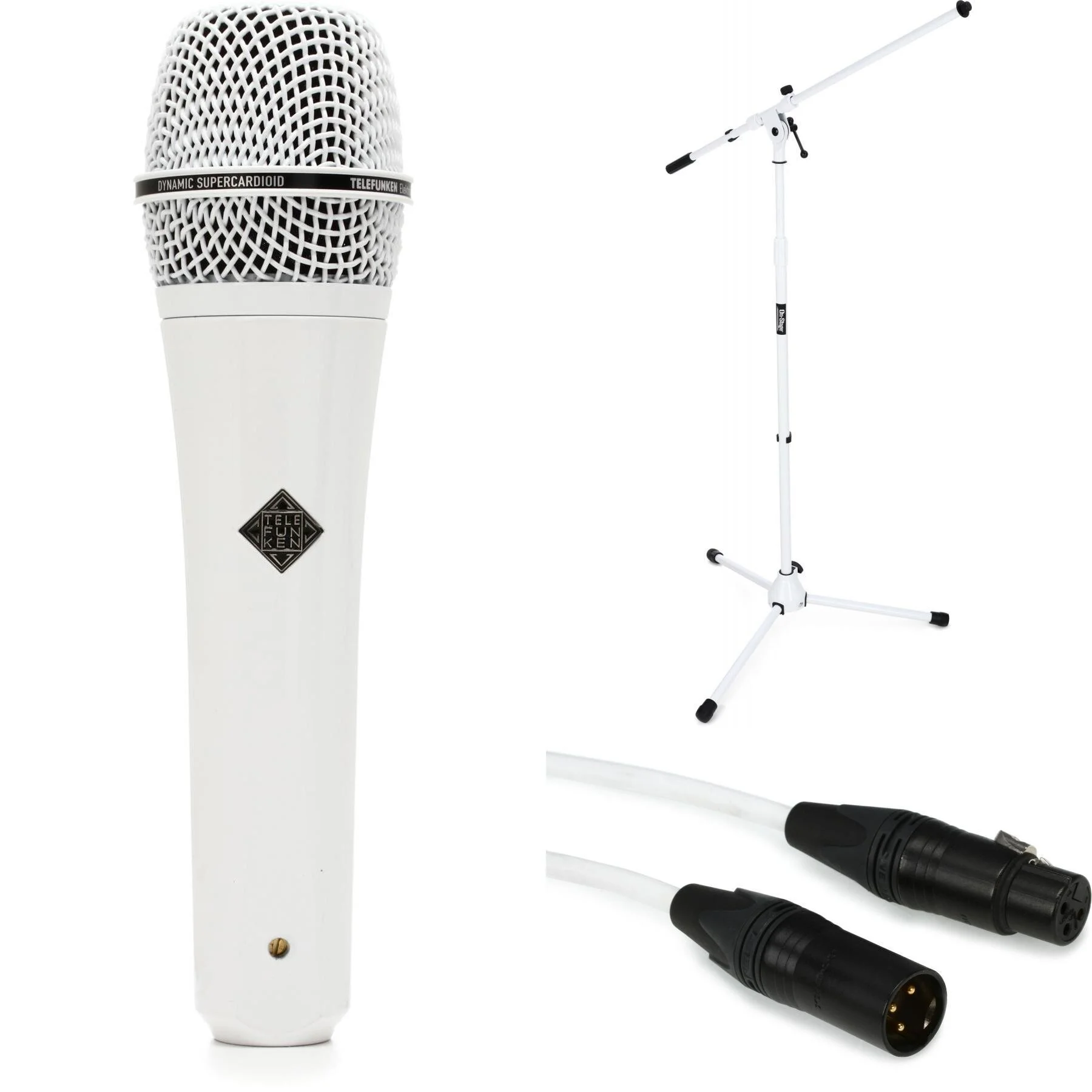 Telefunken M80 超心形动圈手持人声麦克风套装 - 白色