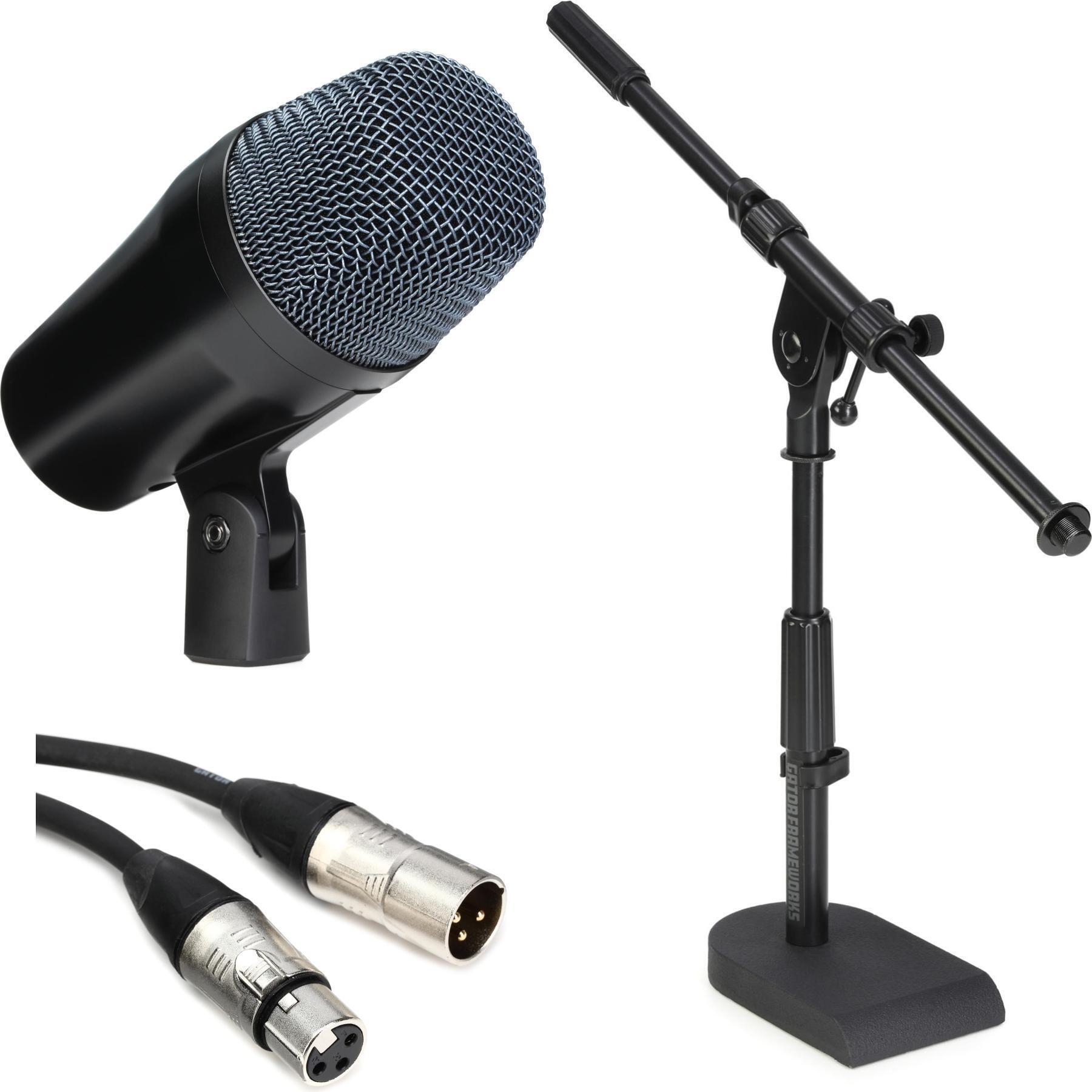 Sennheiser e 902 心形动圈大鼓麦克风套装，含支架和线缆