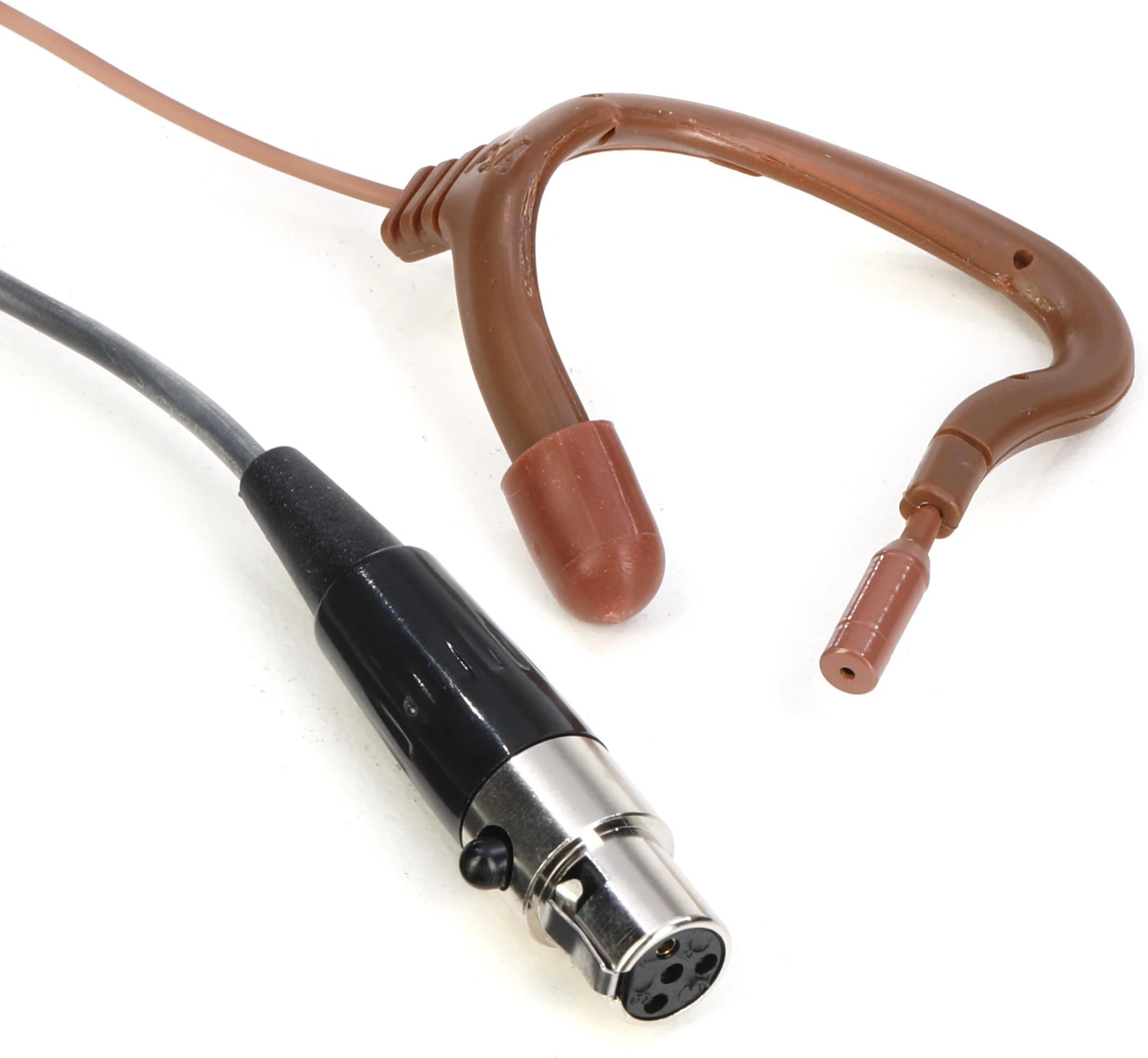 Point Source Audio Embrace EO-8WLh 全指向耳挂式麦克风，配 TA4F 接头，适用于 Shure 无线 - 棕色