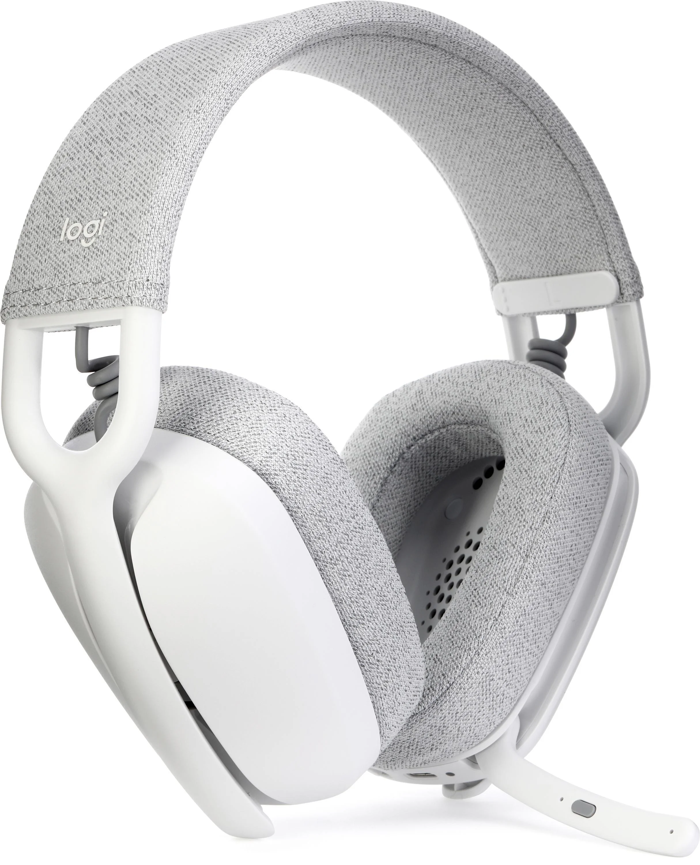 Logitech Zone Vibe 100 无线耳机 - 米白色