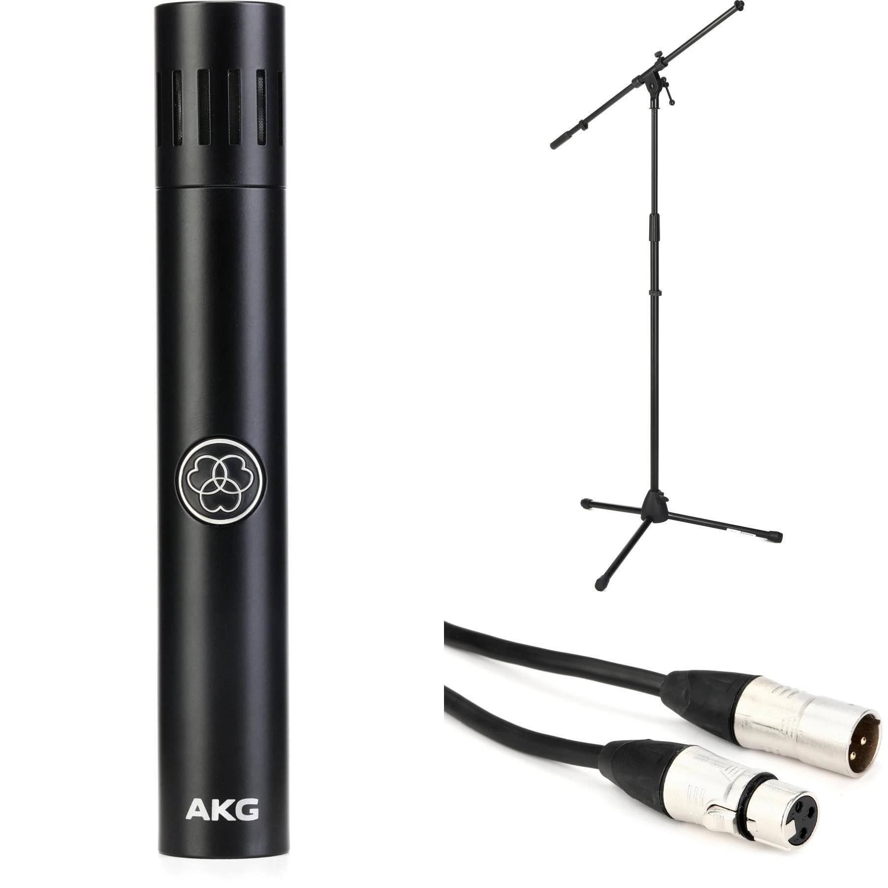 AKG C151 小振膜电容麦克风，带支架和线缆