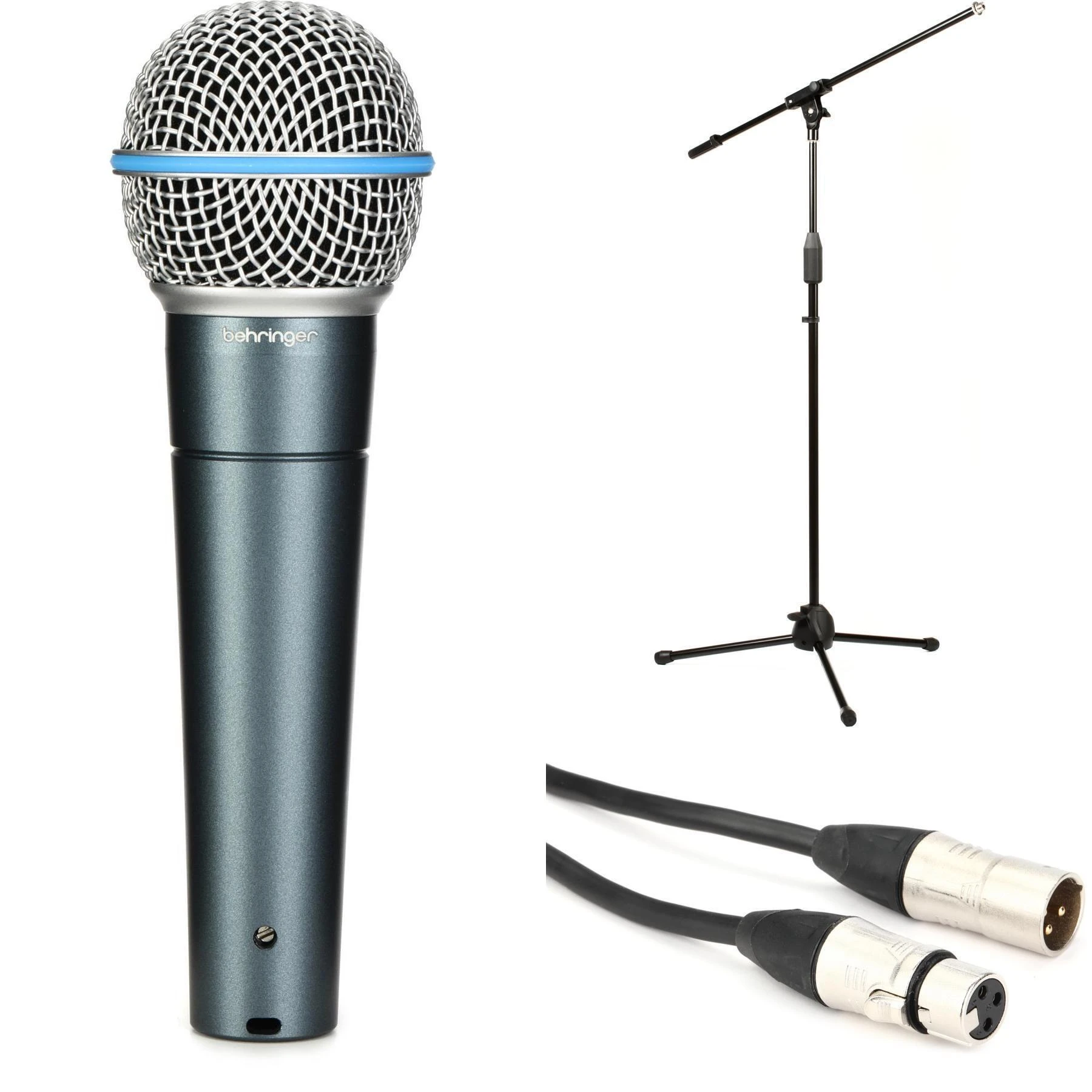 Behringer BA 85A 手持动圈人声麦克风，带支架和线缆