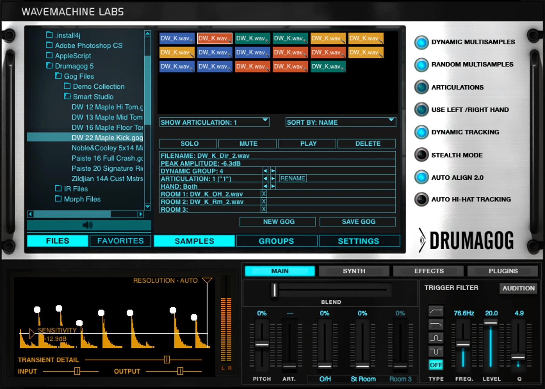 WaveMachine Labs Drumagog 5 白金版