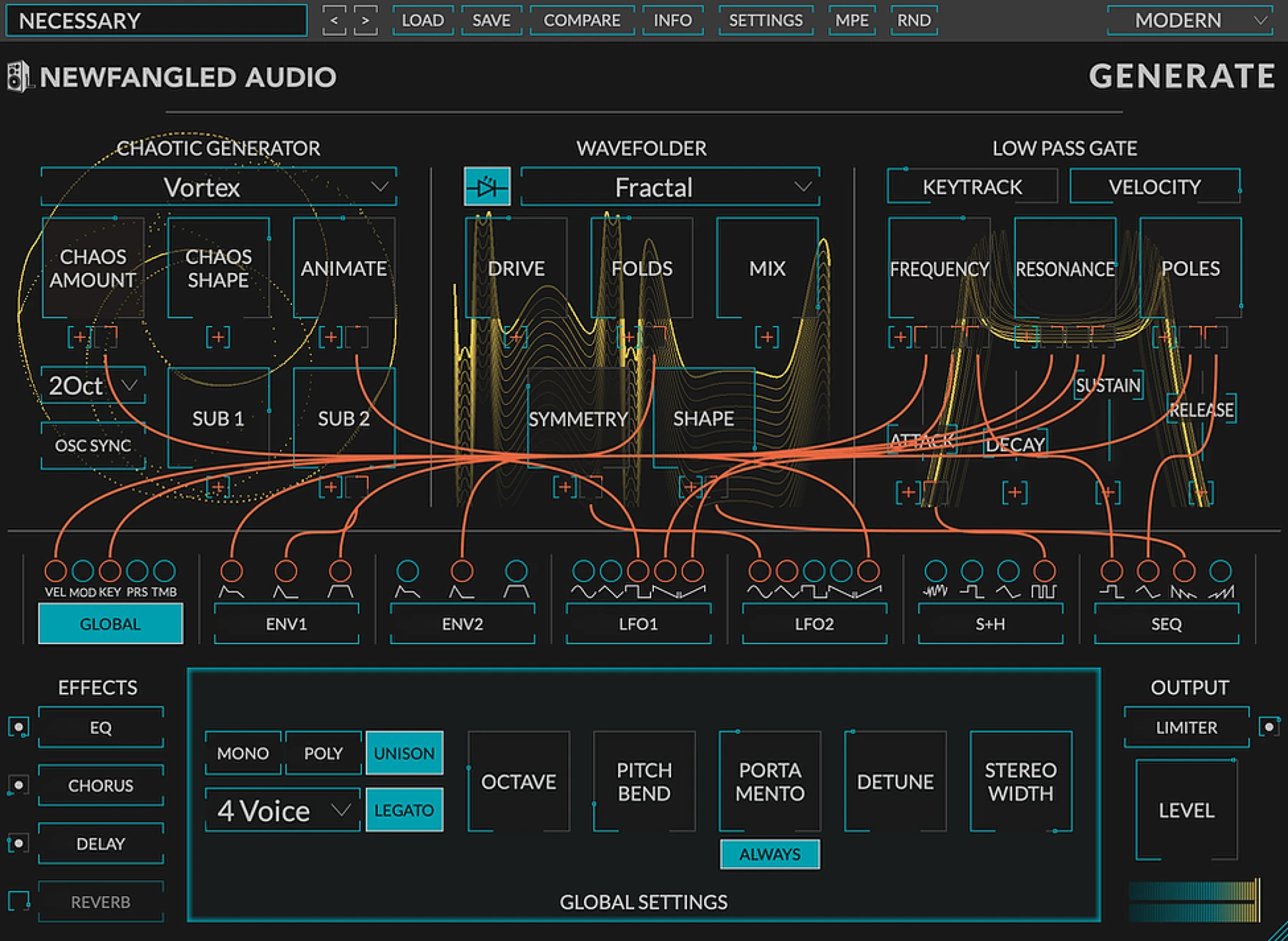 Newfangled Audio Generate 复音合成器插件