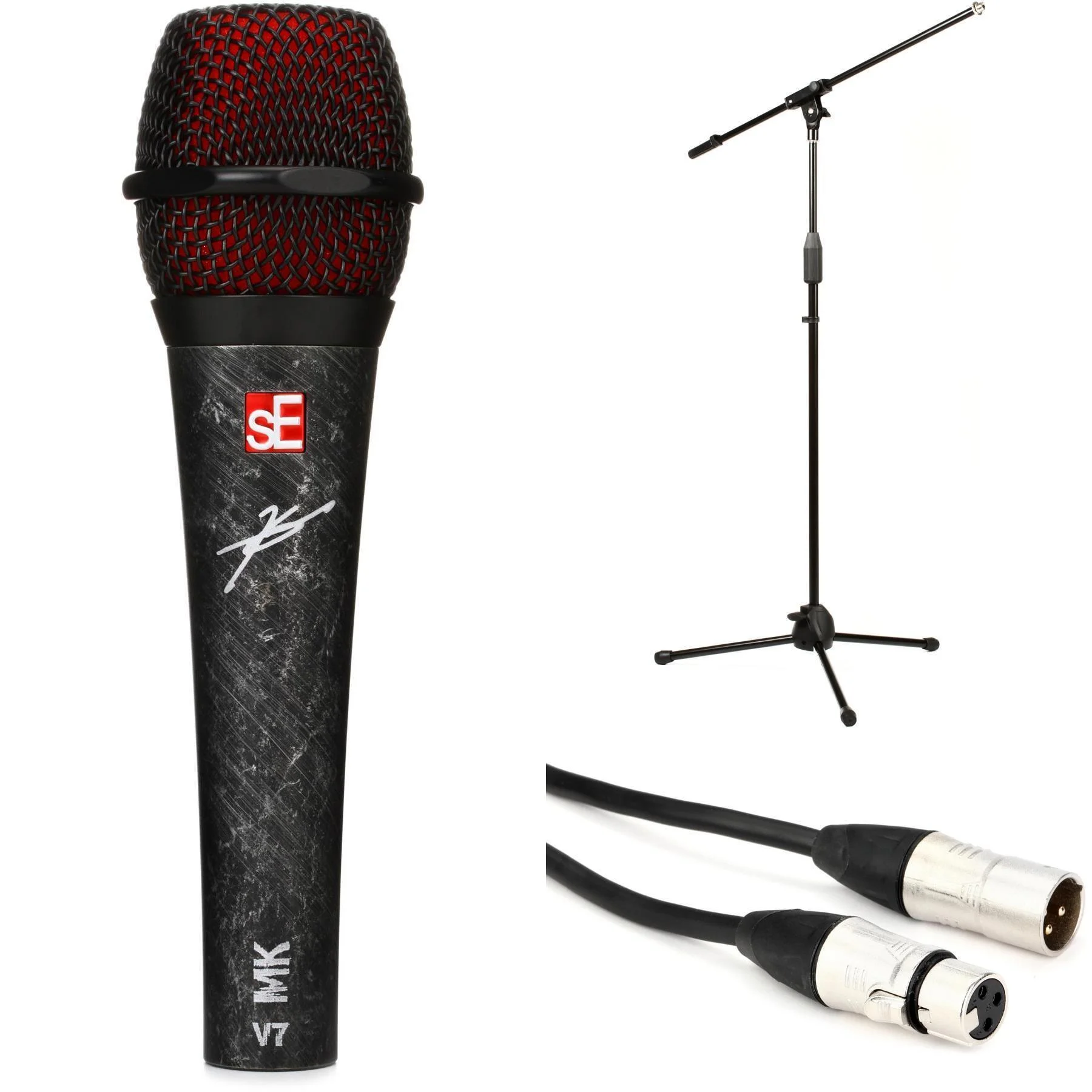 sE Electronics Myles Kennedy 签名版 V7 超心形动圈手持人声麦克风套装