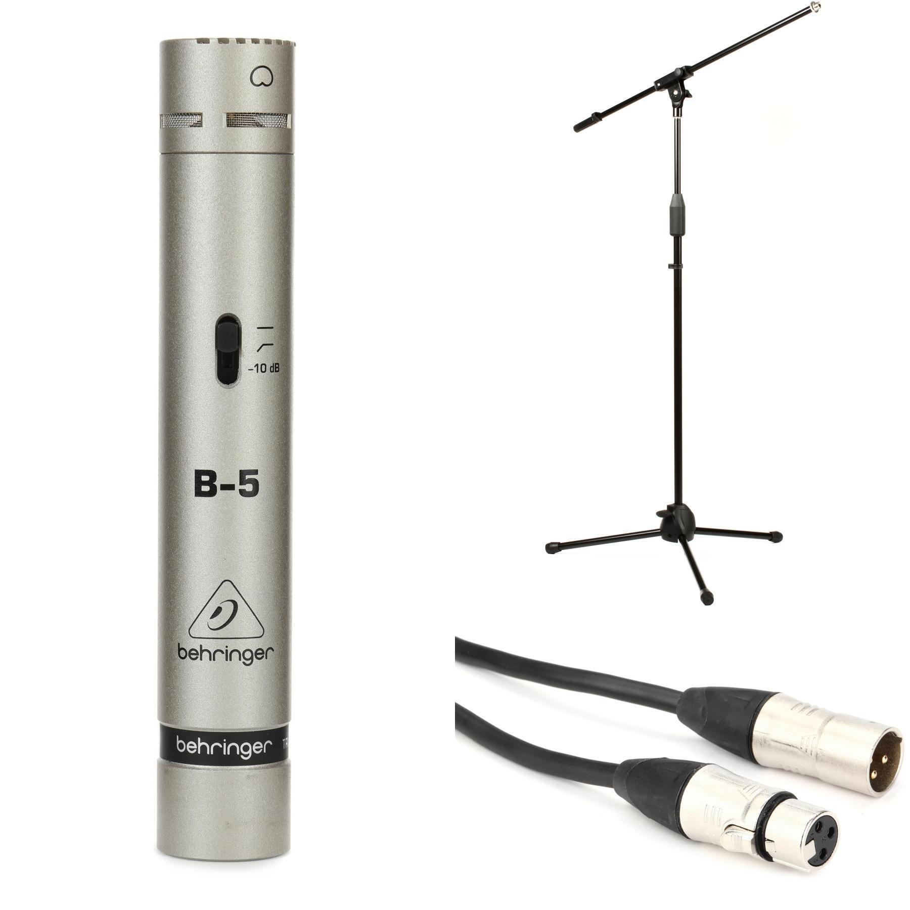 Behringer B-5 小振膜电容麦克风，含支架和线缆