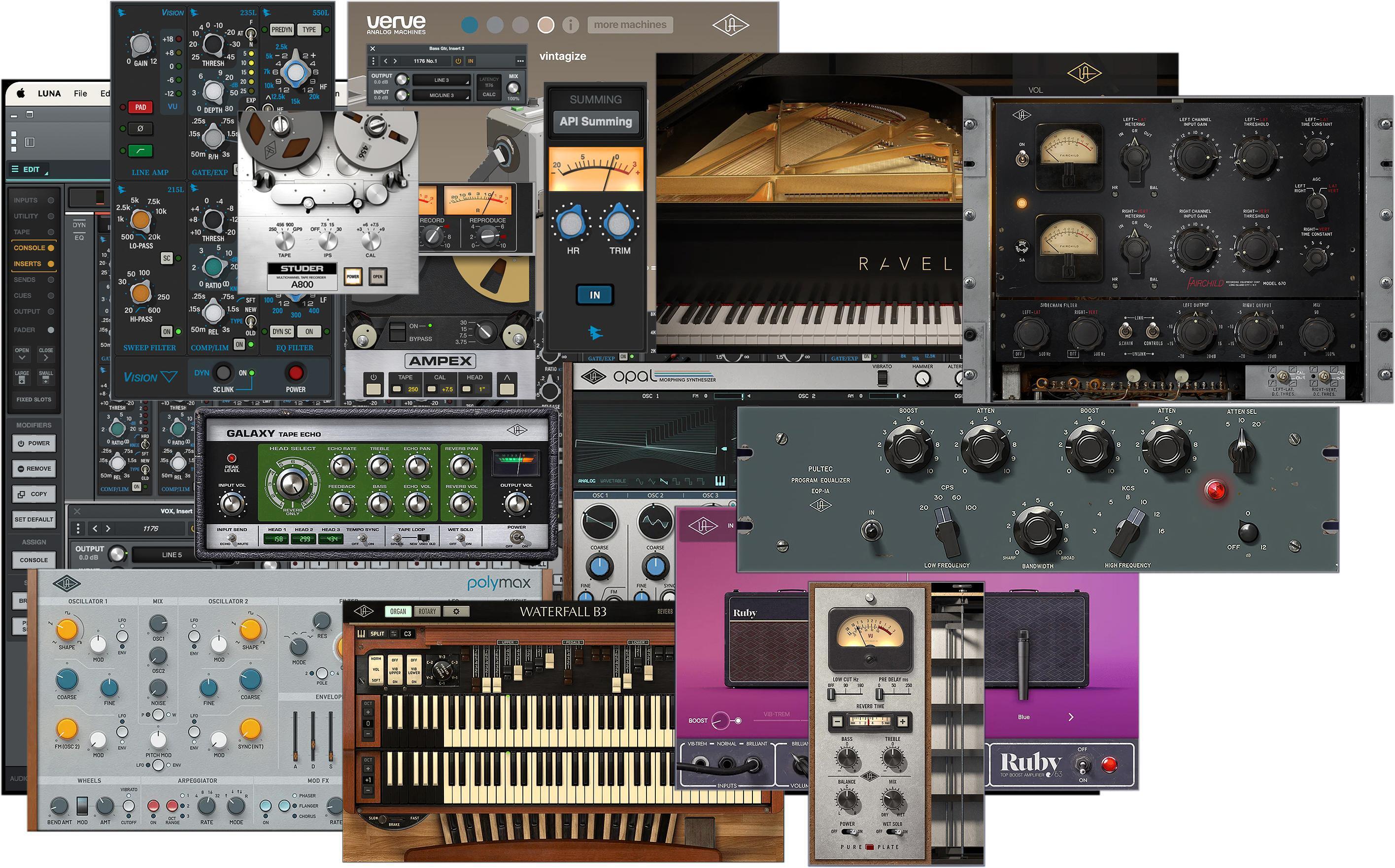 Universal Audio LUNA Pro 数字音频工作站软件