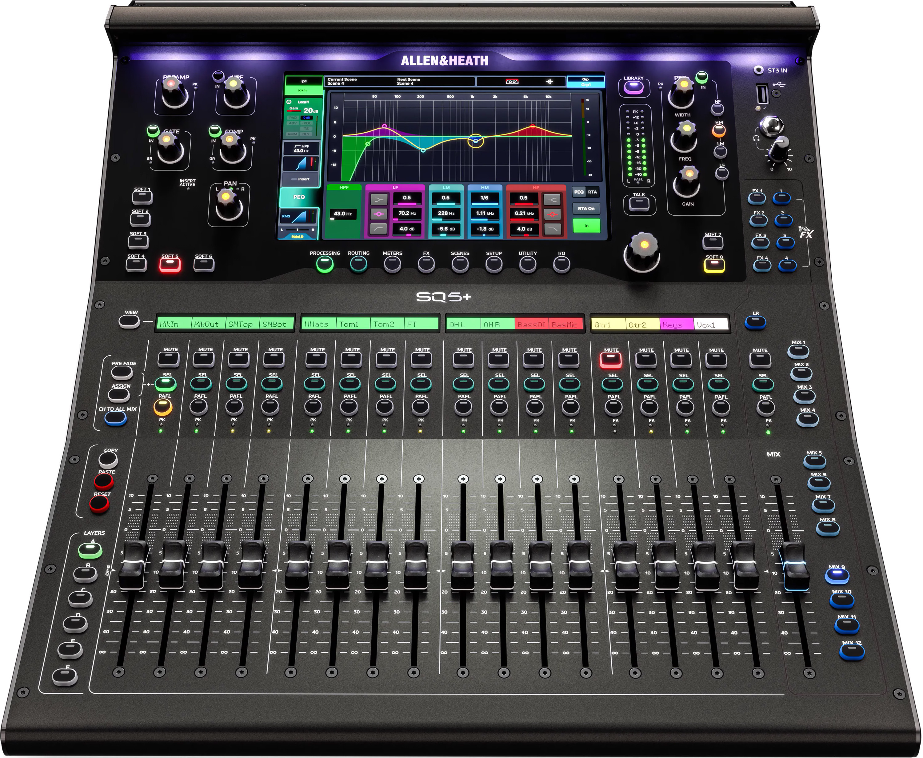 Allen &amp; Heath SQ5+ 数字调音台