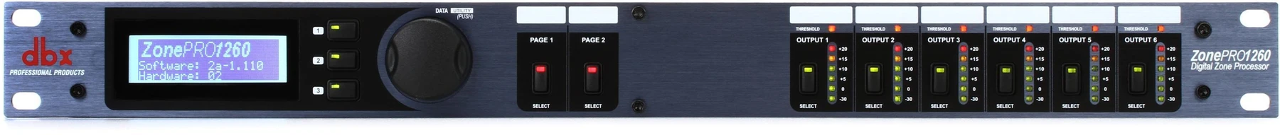 dbx ZonePRO 1260 12进6出数字分区处理器