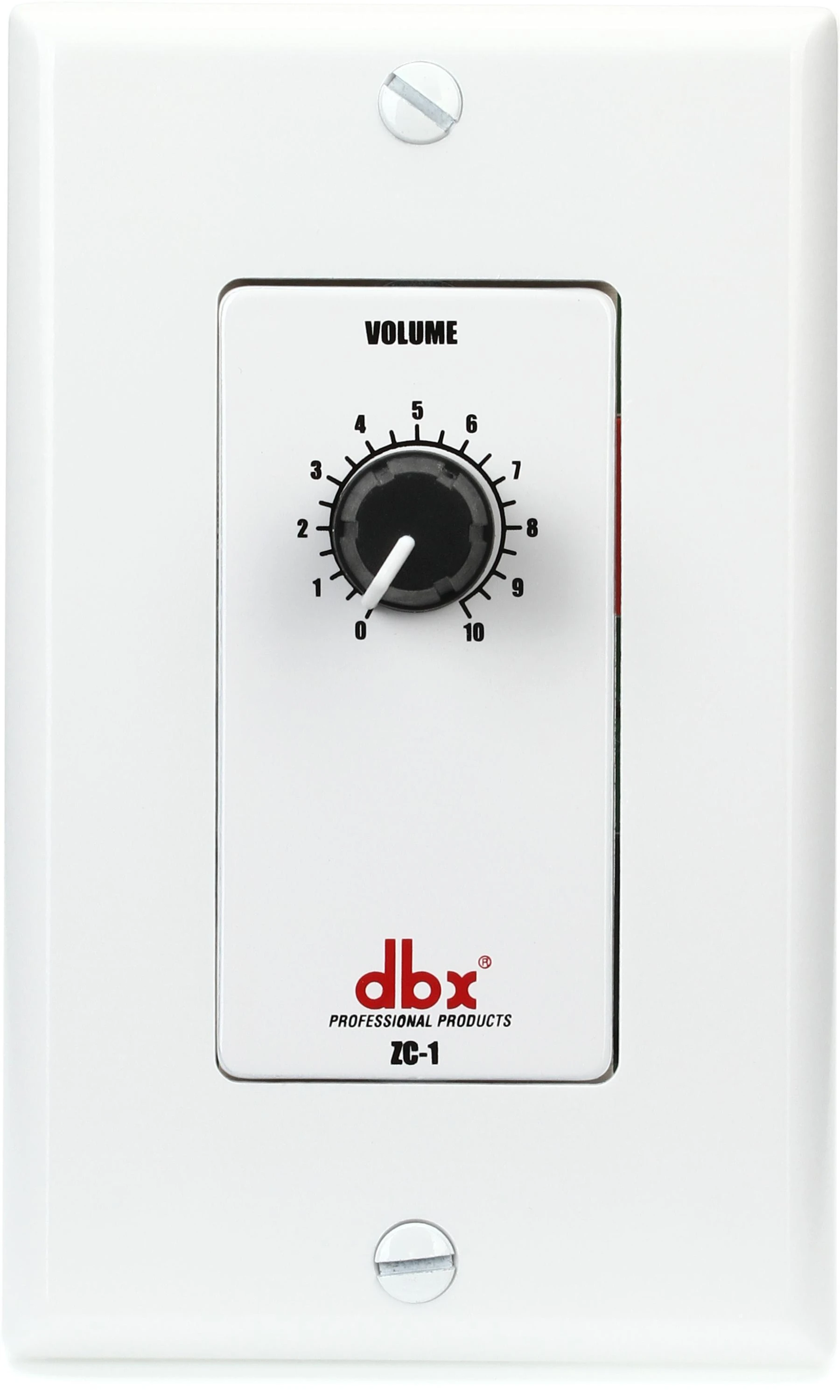 dbx ZC1 带音量旋钮的壁挂式分区控制器