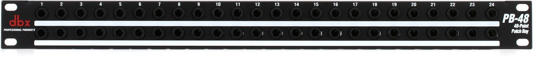 dbx PB-48 48点1/4英寸TRS平衡式跳线盘