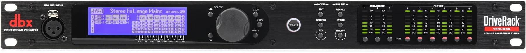 dbx DriveRack VENU360 扬声器管理处理器