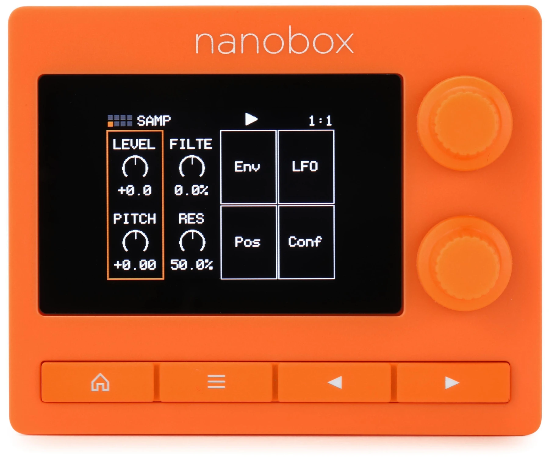 1010music Nanobox Tangerine 采样器模块