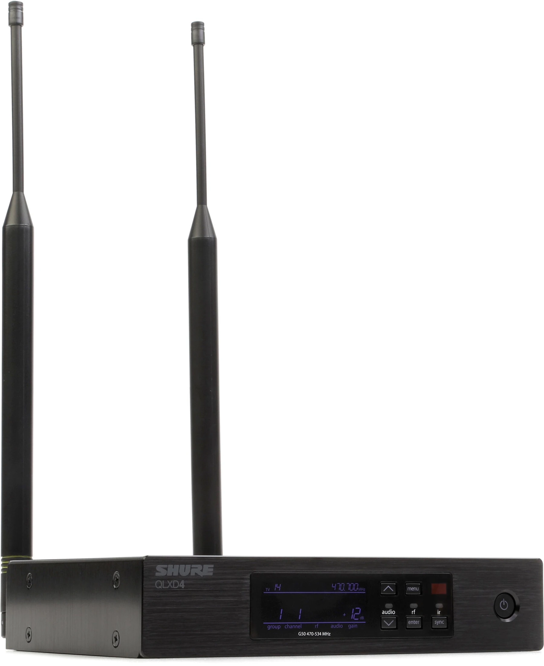 Shure QLXD4 数字无线接收机 - G50 频段